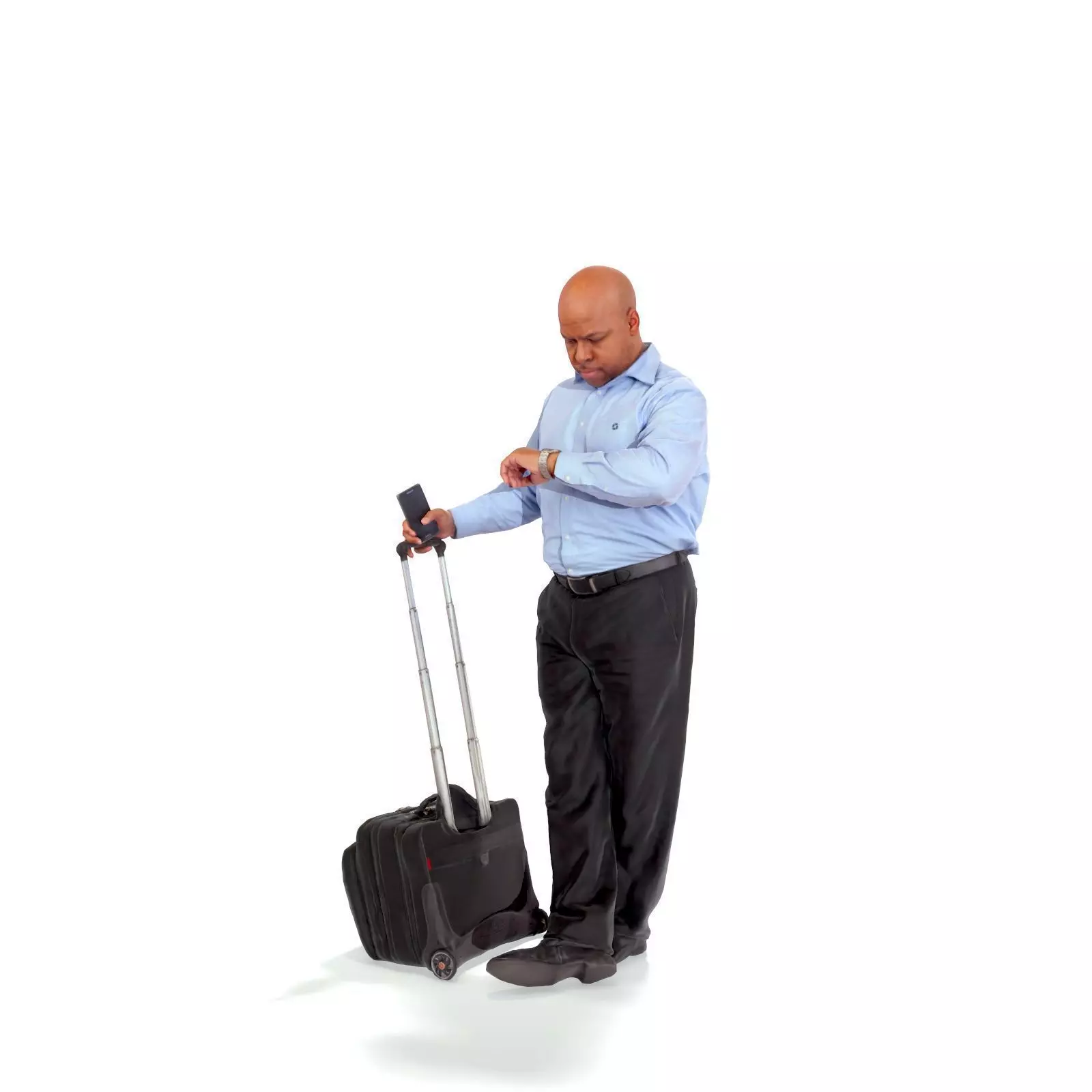 Traveling Man Looking at His Watch BMan0201-HD2-O03P03-S 3D model_50