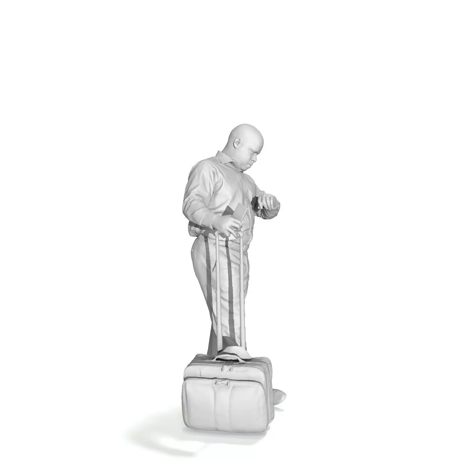 Traveling Man Looking at His Watch BMan0201-HD2-O03P03-S 3D model_43