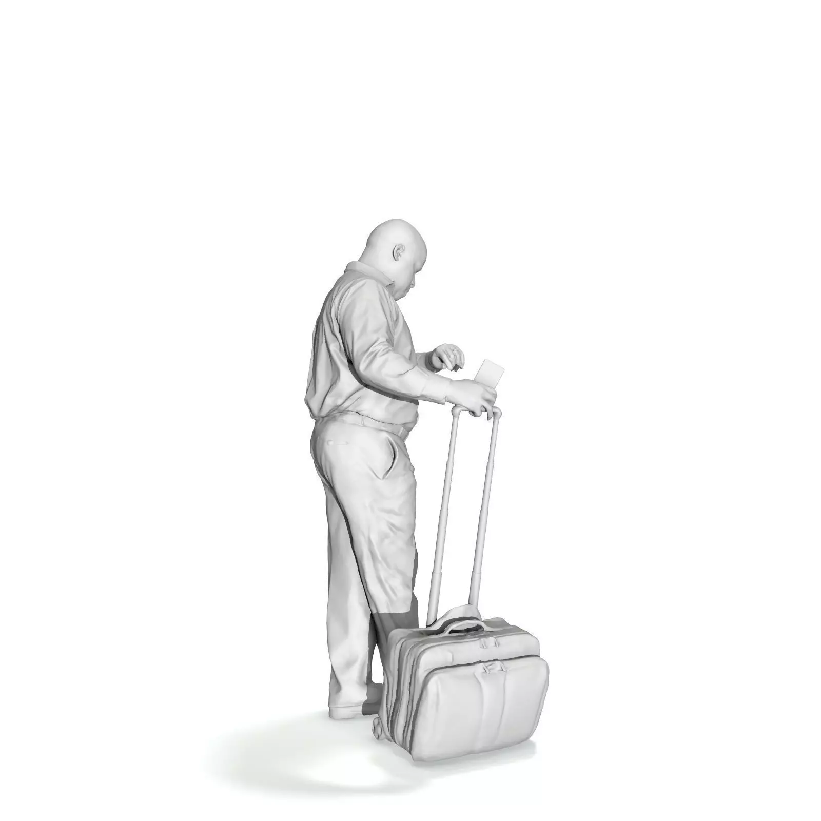 Traveling Man Looking at His Watch BMan0201-HD2-O03P03-S 3D model_44