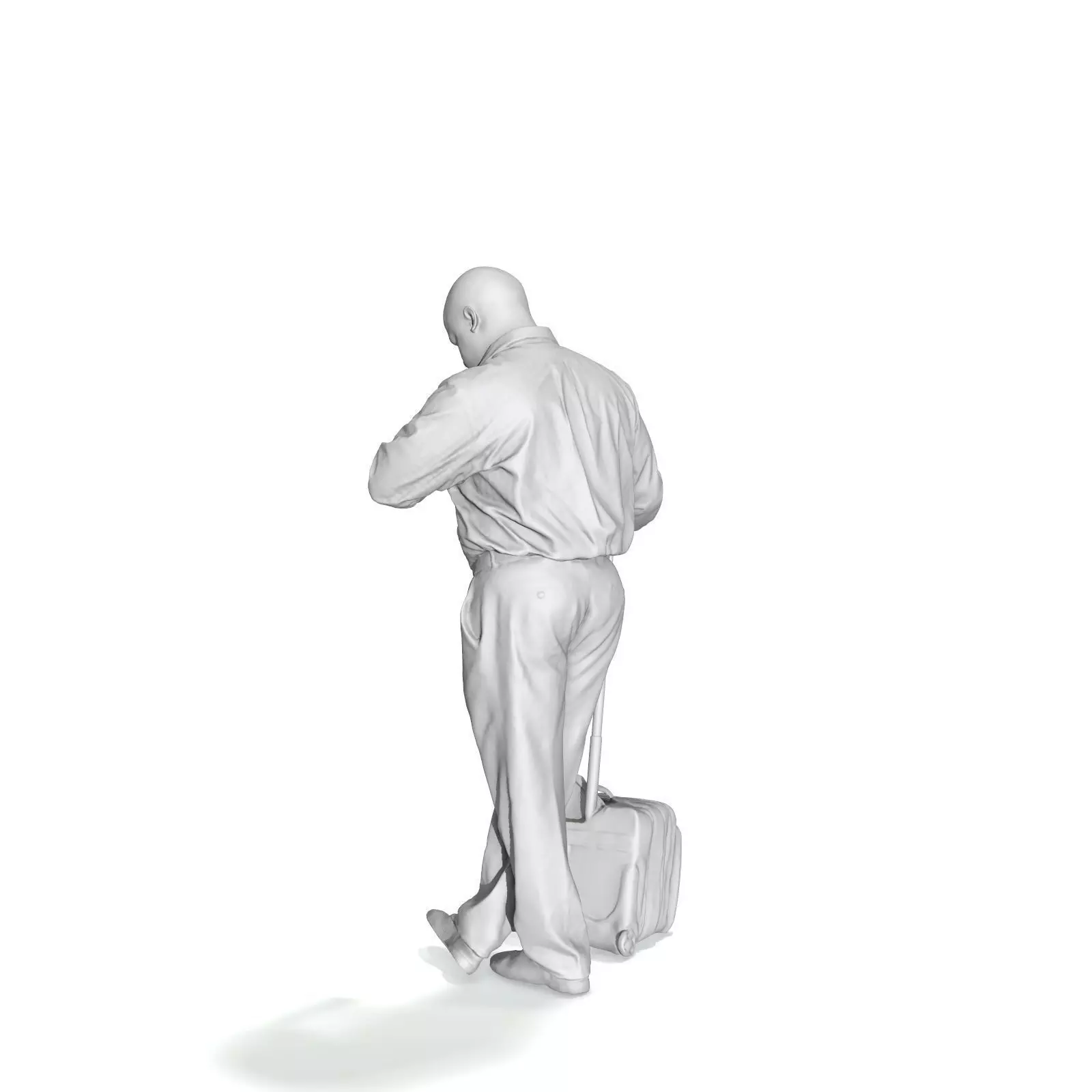 Traveling Man Looking at His Watch BMan0201-HD2-O03P03-S 3D model_18