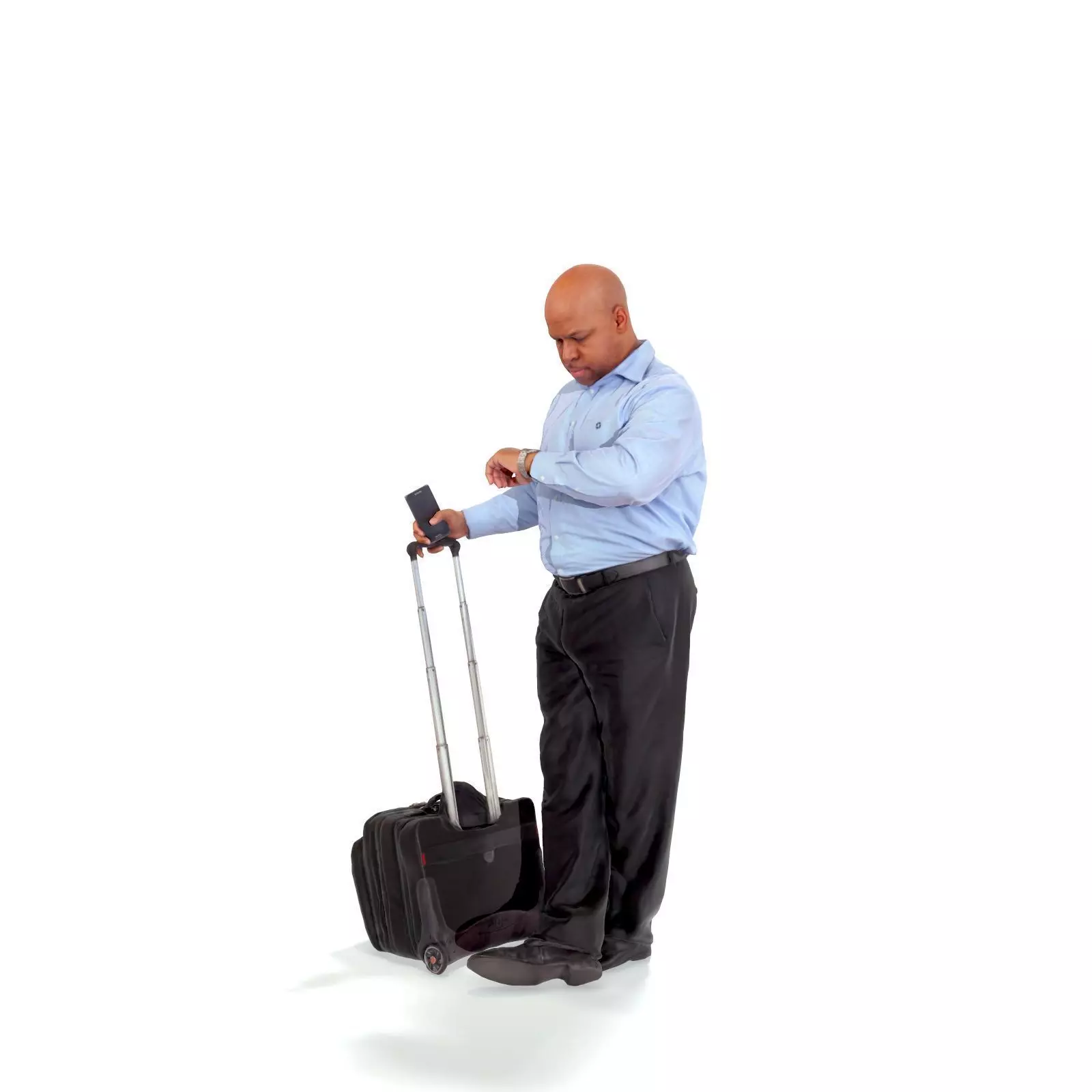 Traveling Man Looking at His Watch BMan0201-HD2-O03P03-S 3D model_55