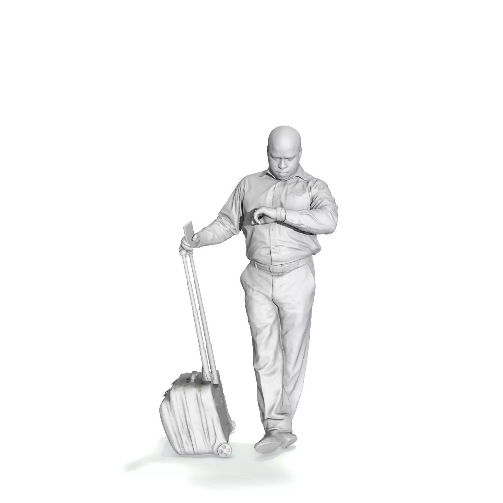 Traveling Man Looking at His Watch BMan0201-HD2-O03P03-S 3D model_56