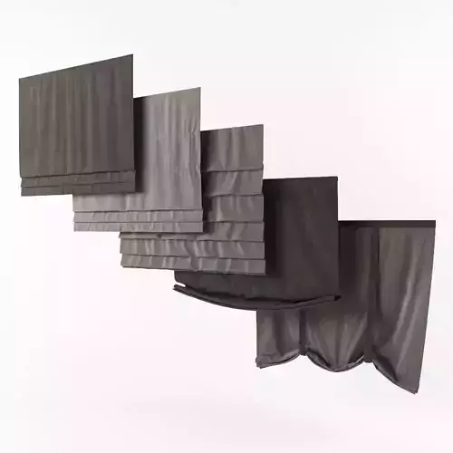 Roman Blinds 5 pieces