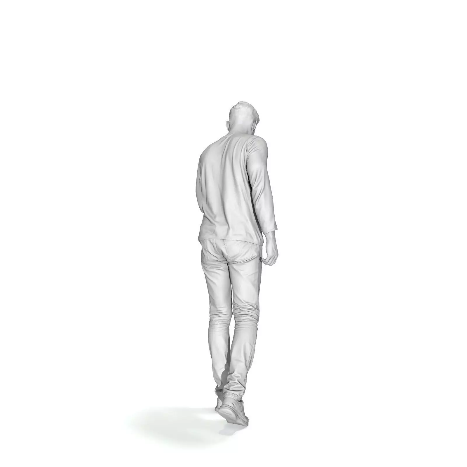 Walking Man Looking at Watch CMan0331-HD2-O03P01-S 3D model_19