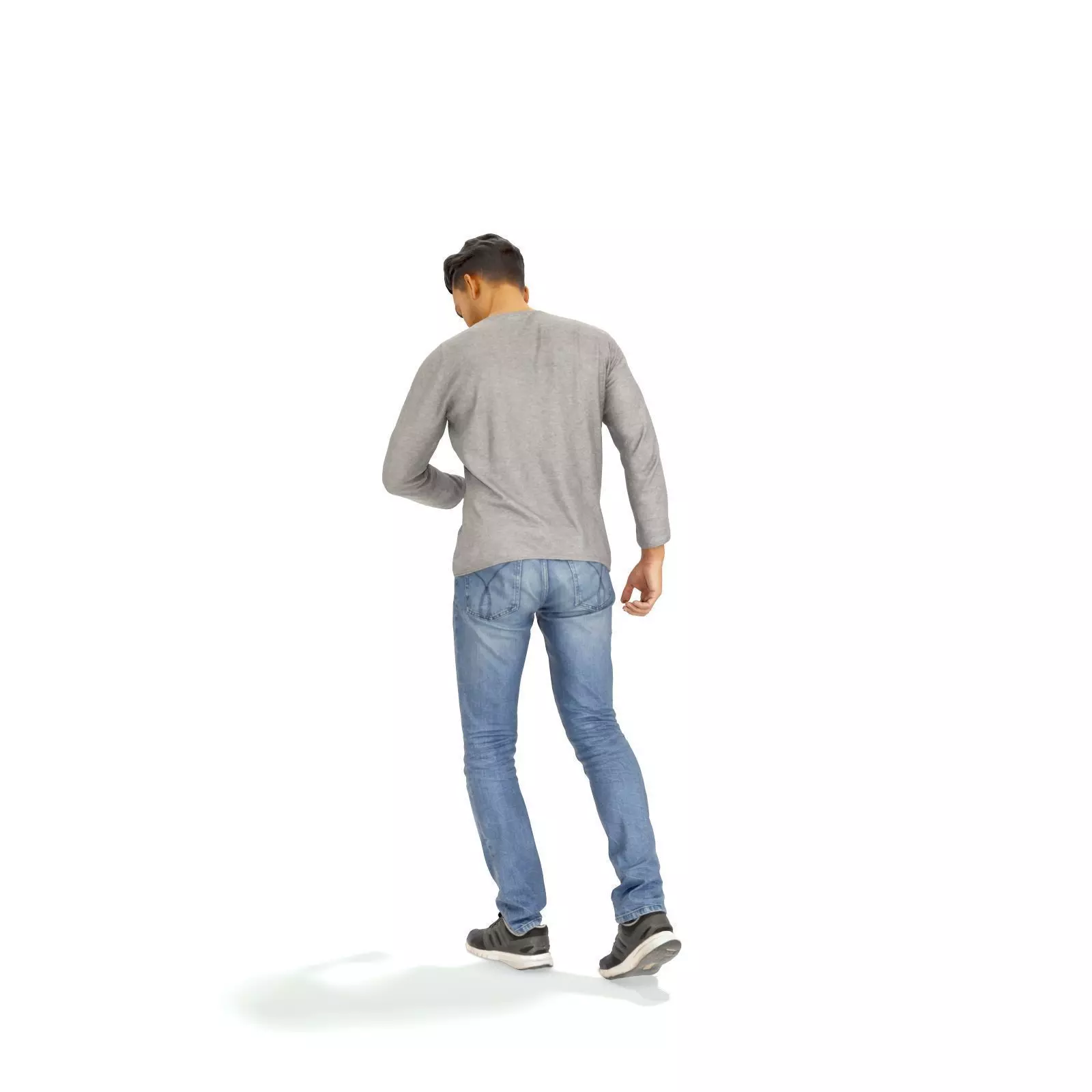 Walking Man Looking at Watch CMan0331-HD2-O03P01-S 3D model_61