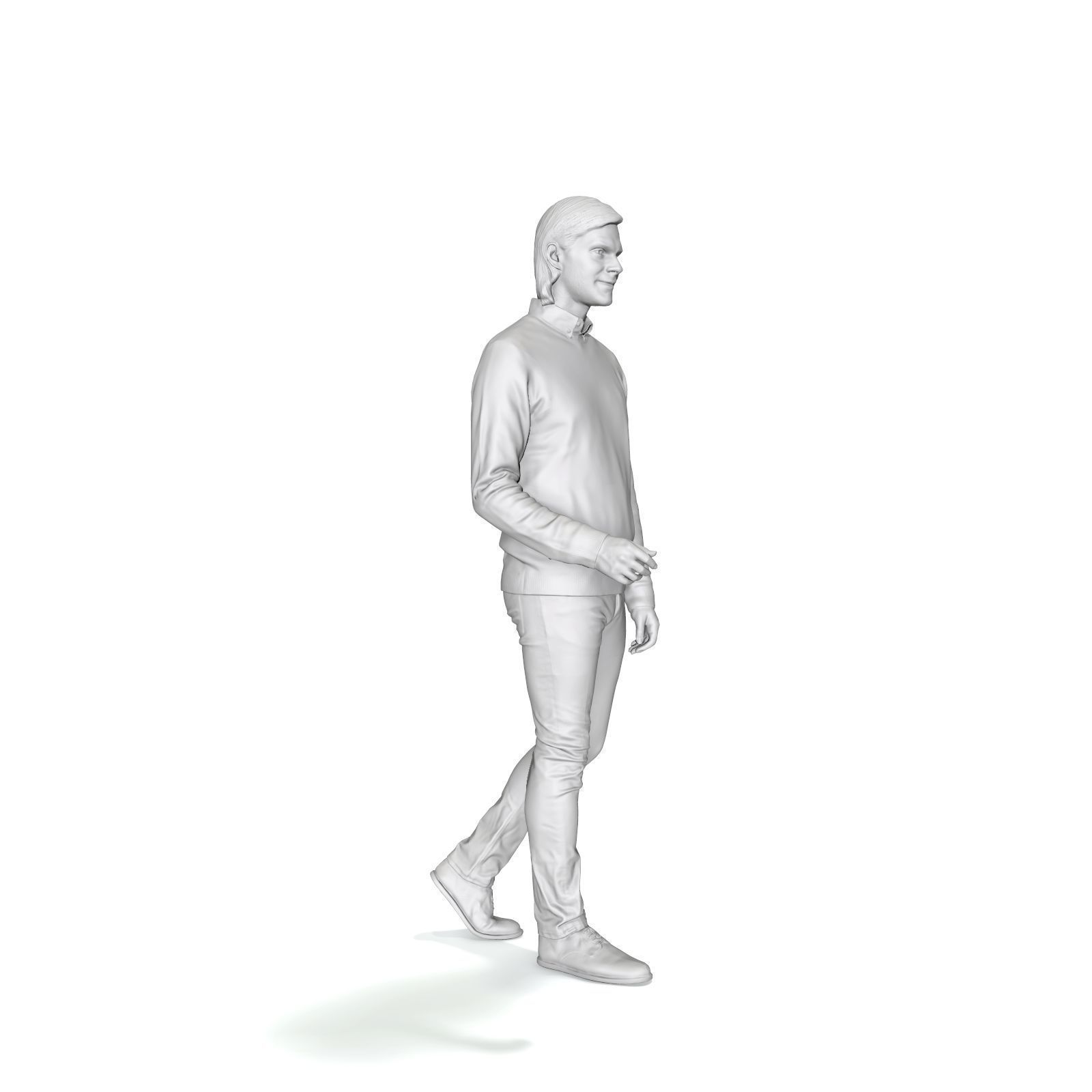 Walking Man with Black Sweater CMan0330-HD2-O03P01-S 3D model_26