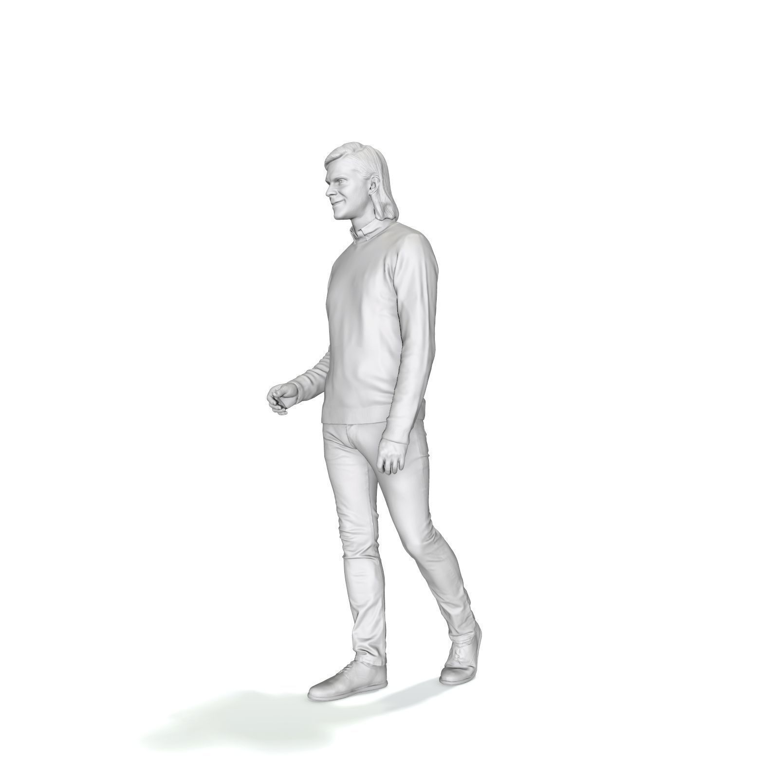 Walking Man with Black Sweater CMan0330-HD2-O03P01-S 3D model_63