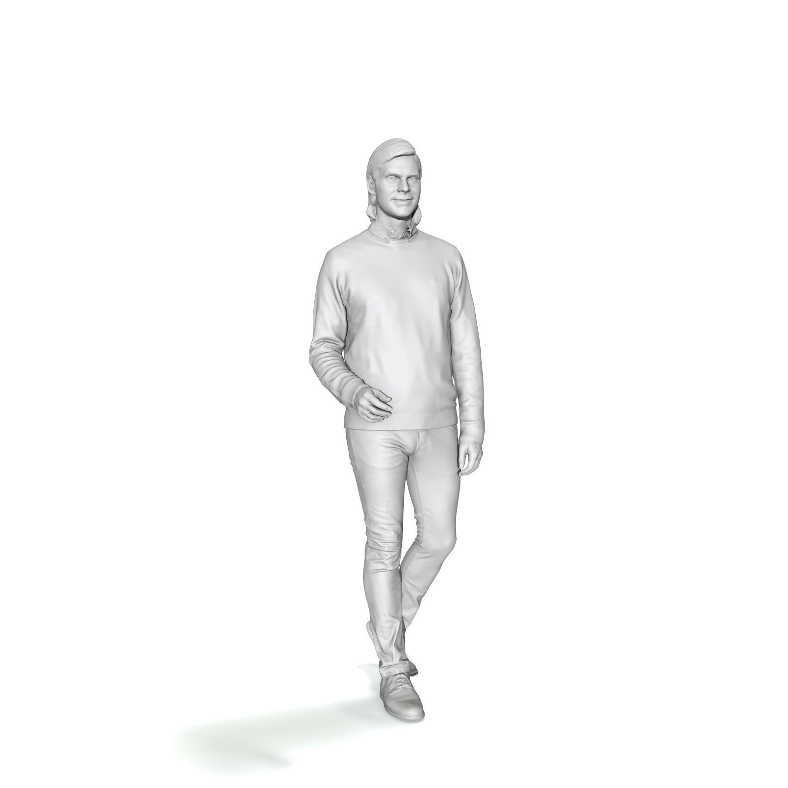 Walking Man with Black Sweater CMan0330-HD2-O03P01-S 3D model_71