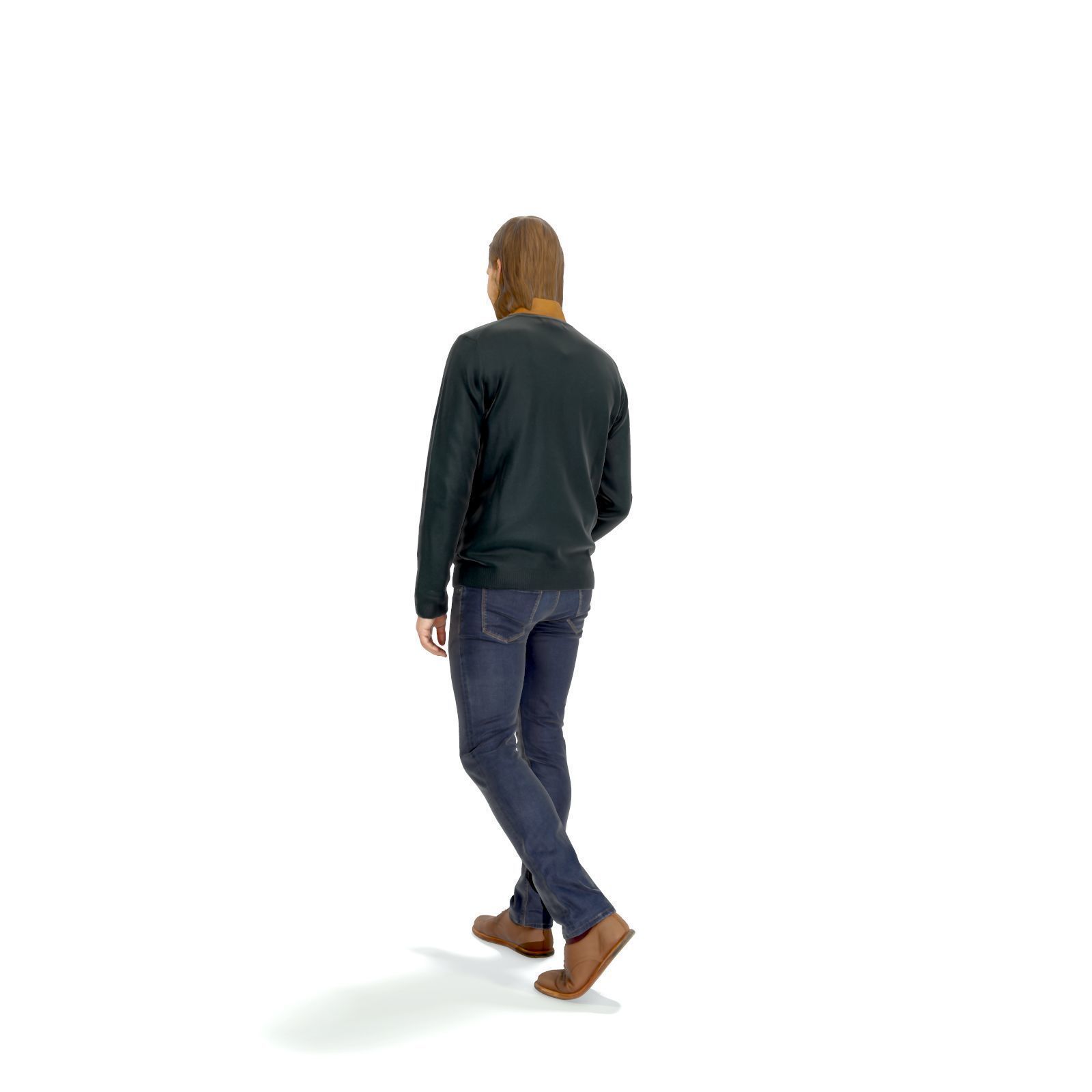 Walking Man with Black Sweater CMan0330-HD2-O03P01-S 3D model_52
