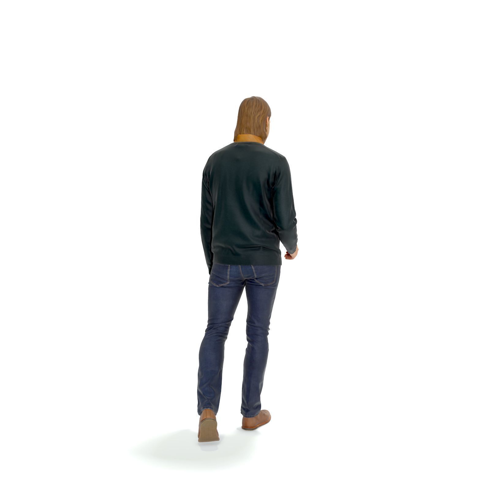 Walking Man with Black Sweater CMan0330-HD2-O03P01-S 3D model_31