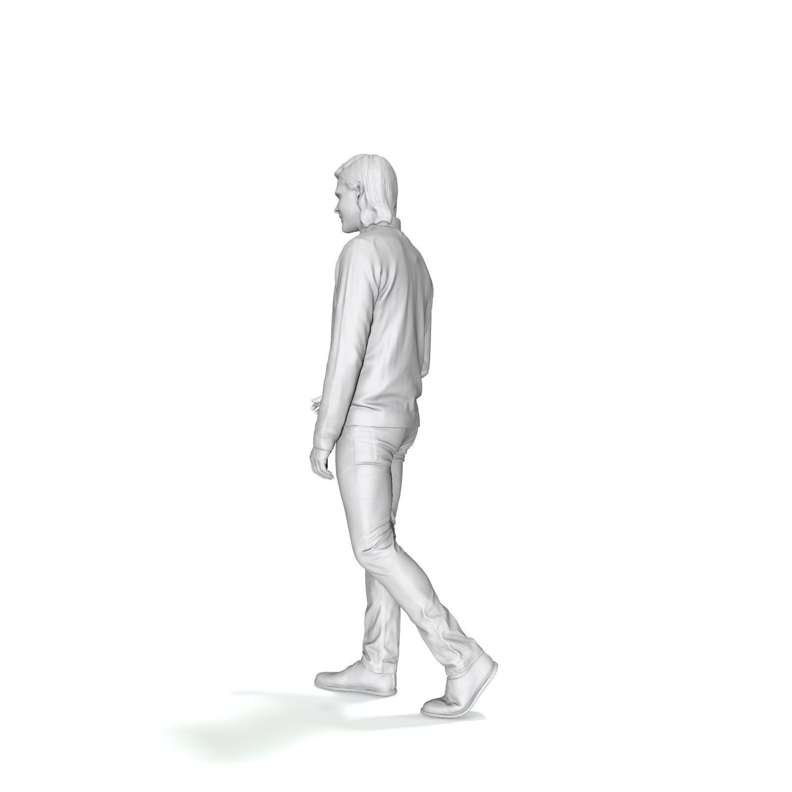 Walking Man with Black Sweater CMan0330-HD2-O03P01-S 3D model_28