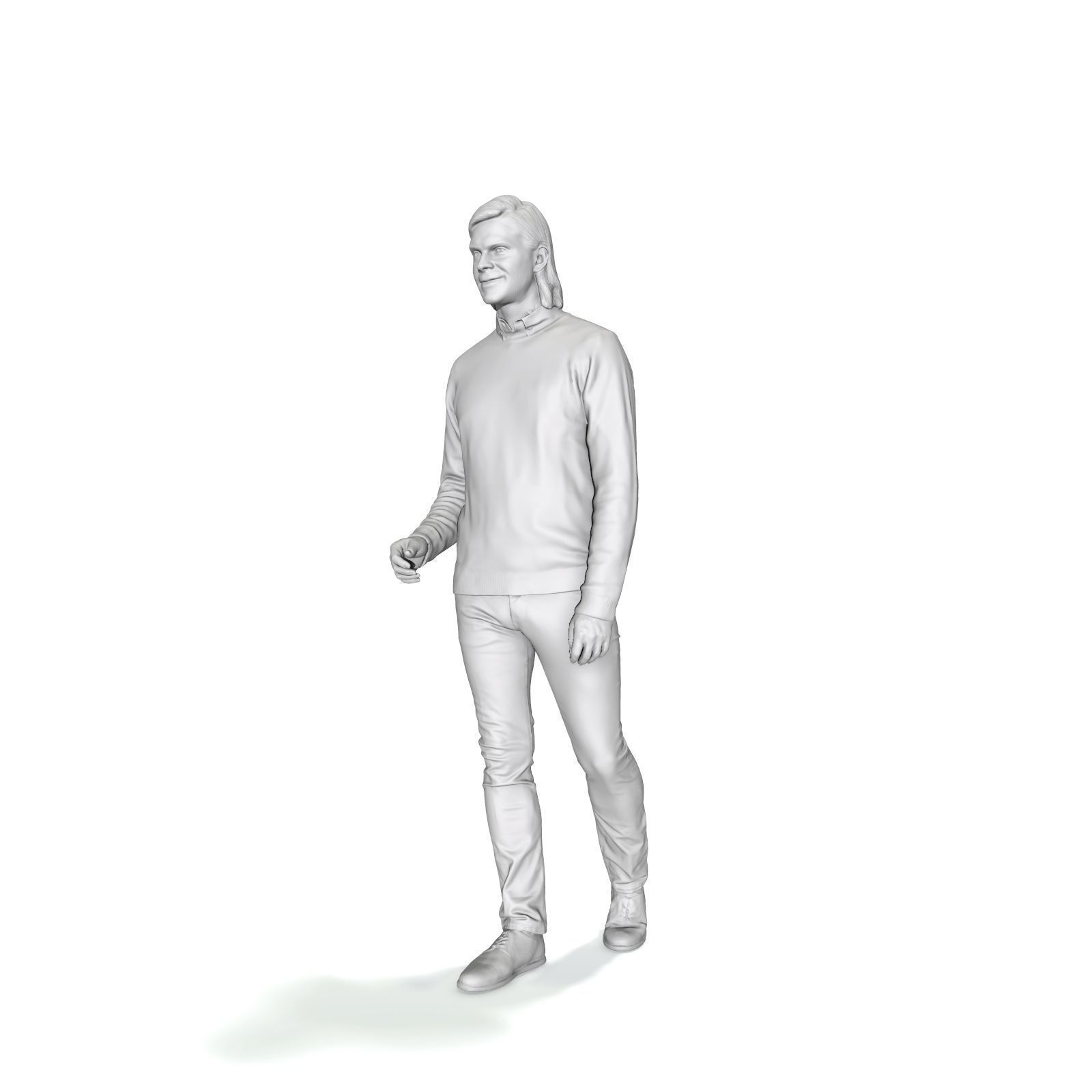 Walking Man with Black Sweater CMan0330-HD2-O03P01-S 3D model_67