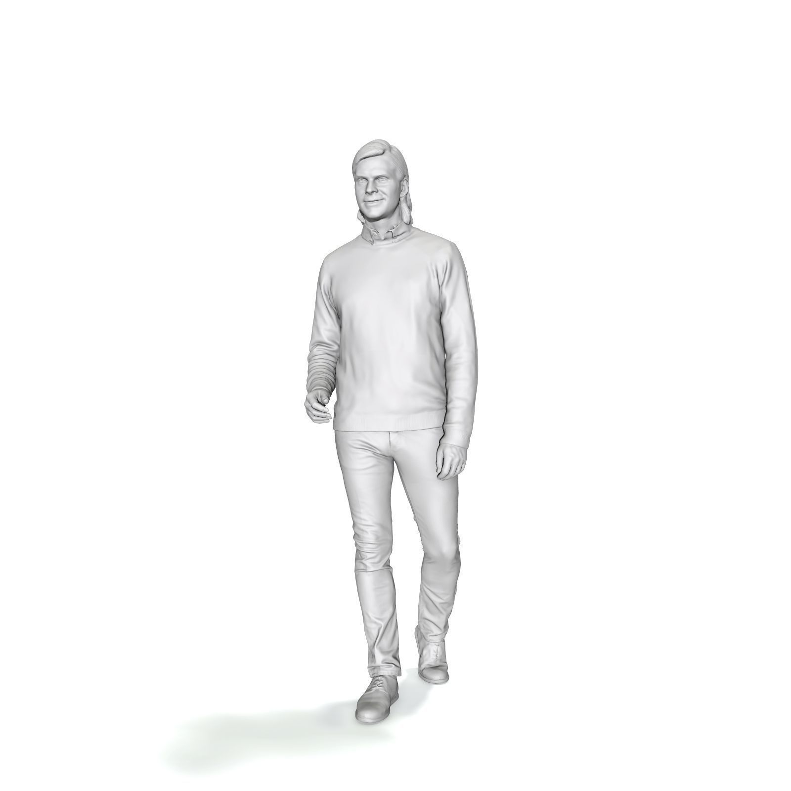 Walking Man with Black Sweater CMan0330-HD2-O03P01-S 3D model_32