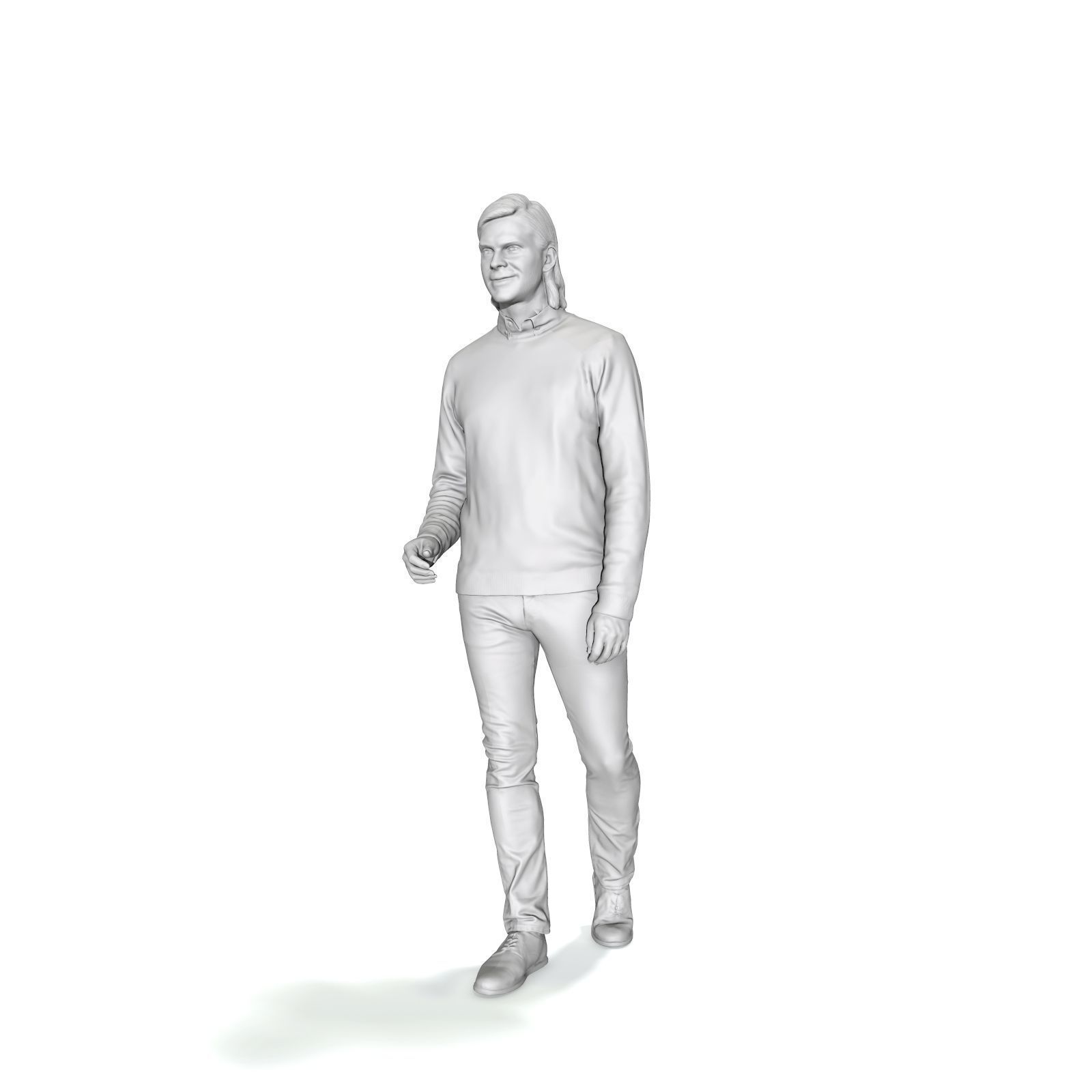 Walking Man with Black Sweater CMan0330-HD2-O03P01-S 3D model_34