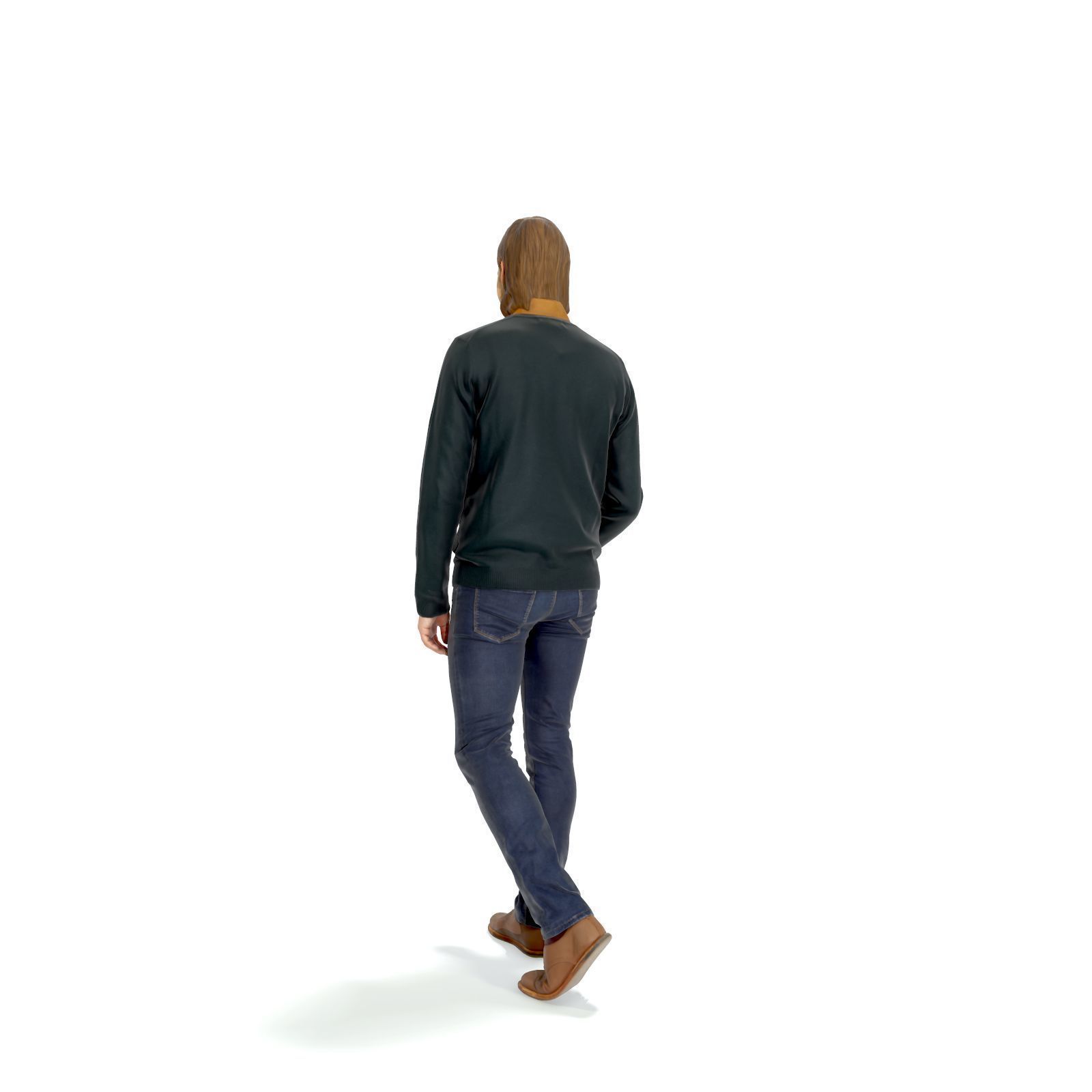 Walking Man with Black Sweater CMan0330-HD2-O03P01-S 3D model_57