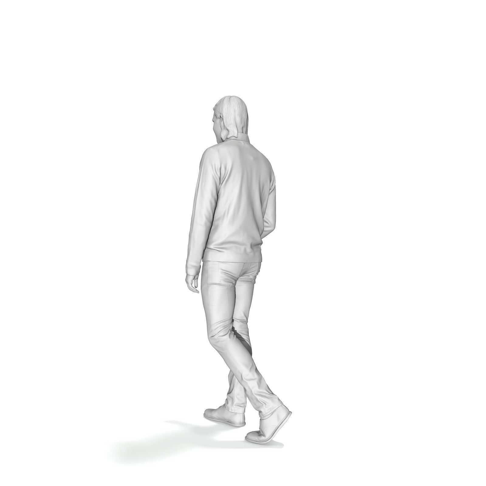 Walking Man with Black Sweater CMan0330-HD2-O03P01-S 3D model_29