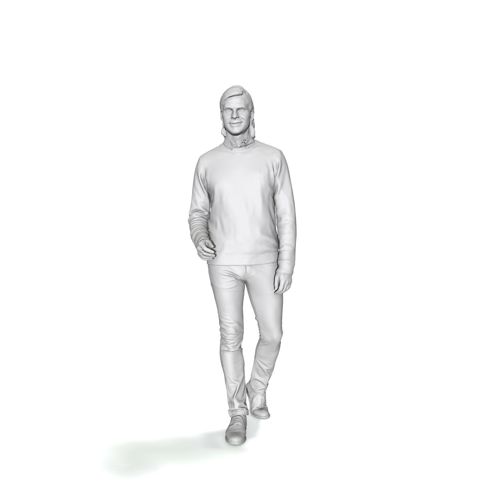 Walking Man with Black Sweater CMan0330-HD2-O03P01-S 3D model_49