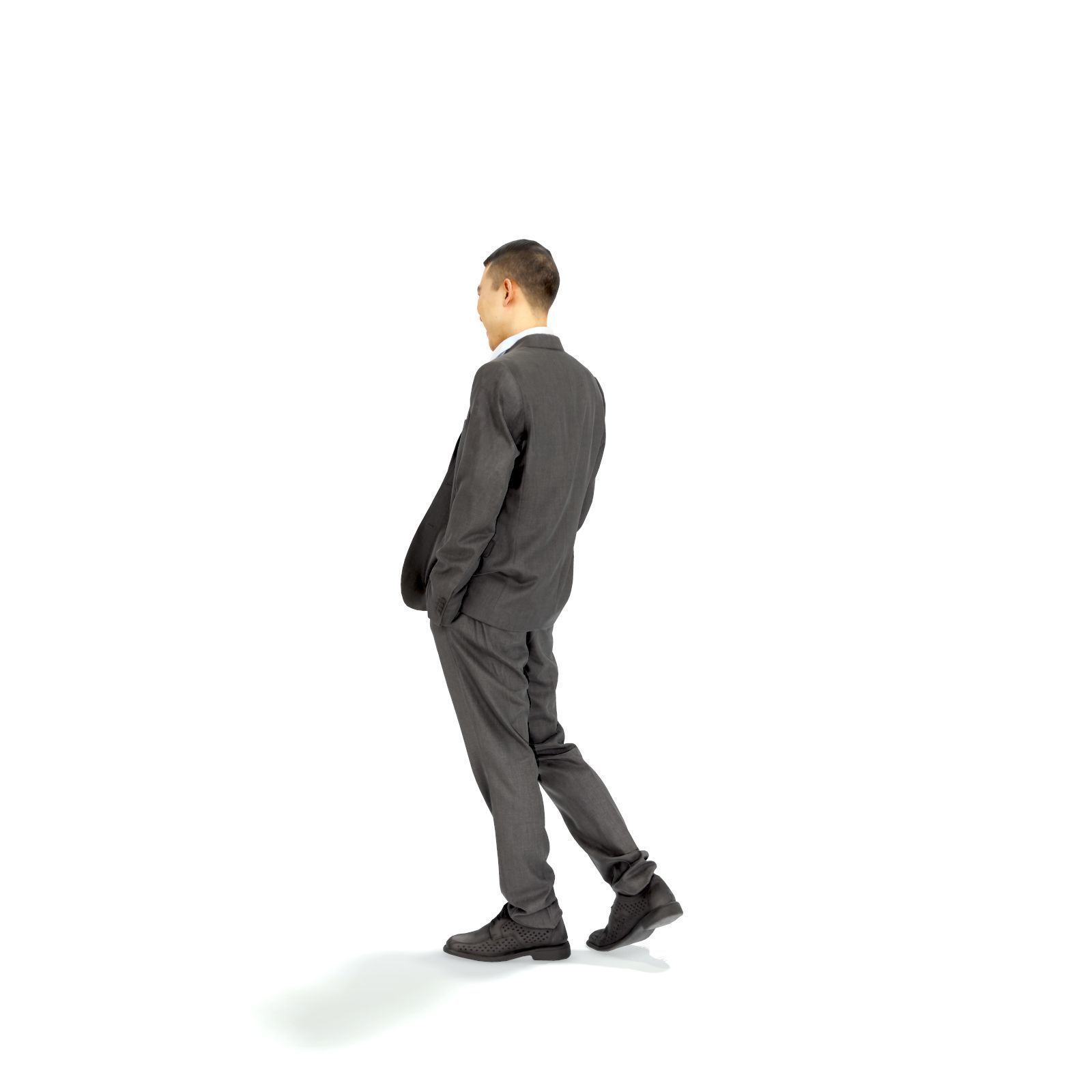 Smiling Man with Grey Suit BMan0322-HD2-O01P01-S 3D model_52