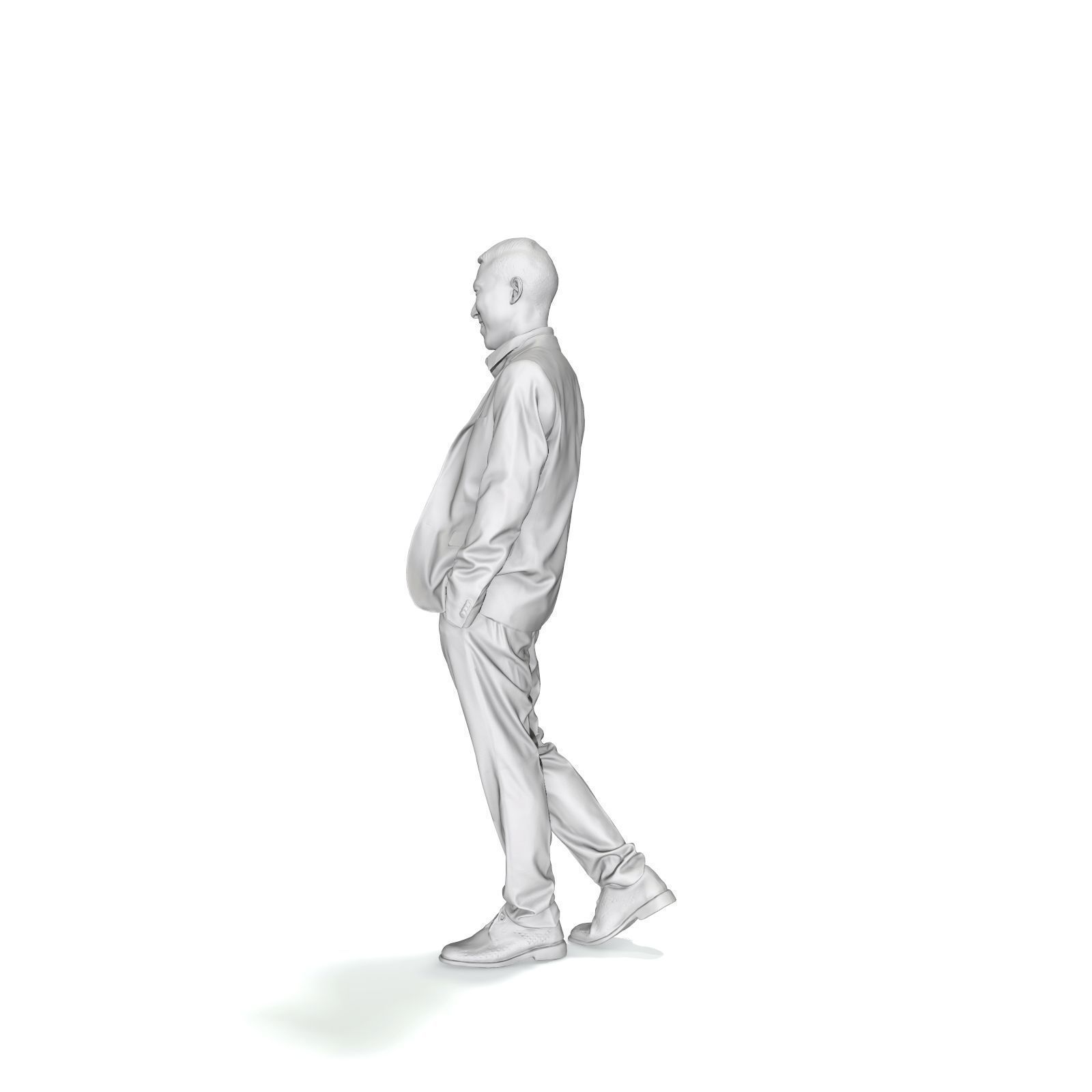 Smiling Man with Grey Suit BMan0322-HD2-O01P01-S 3D model_55