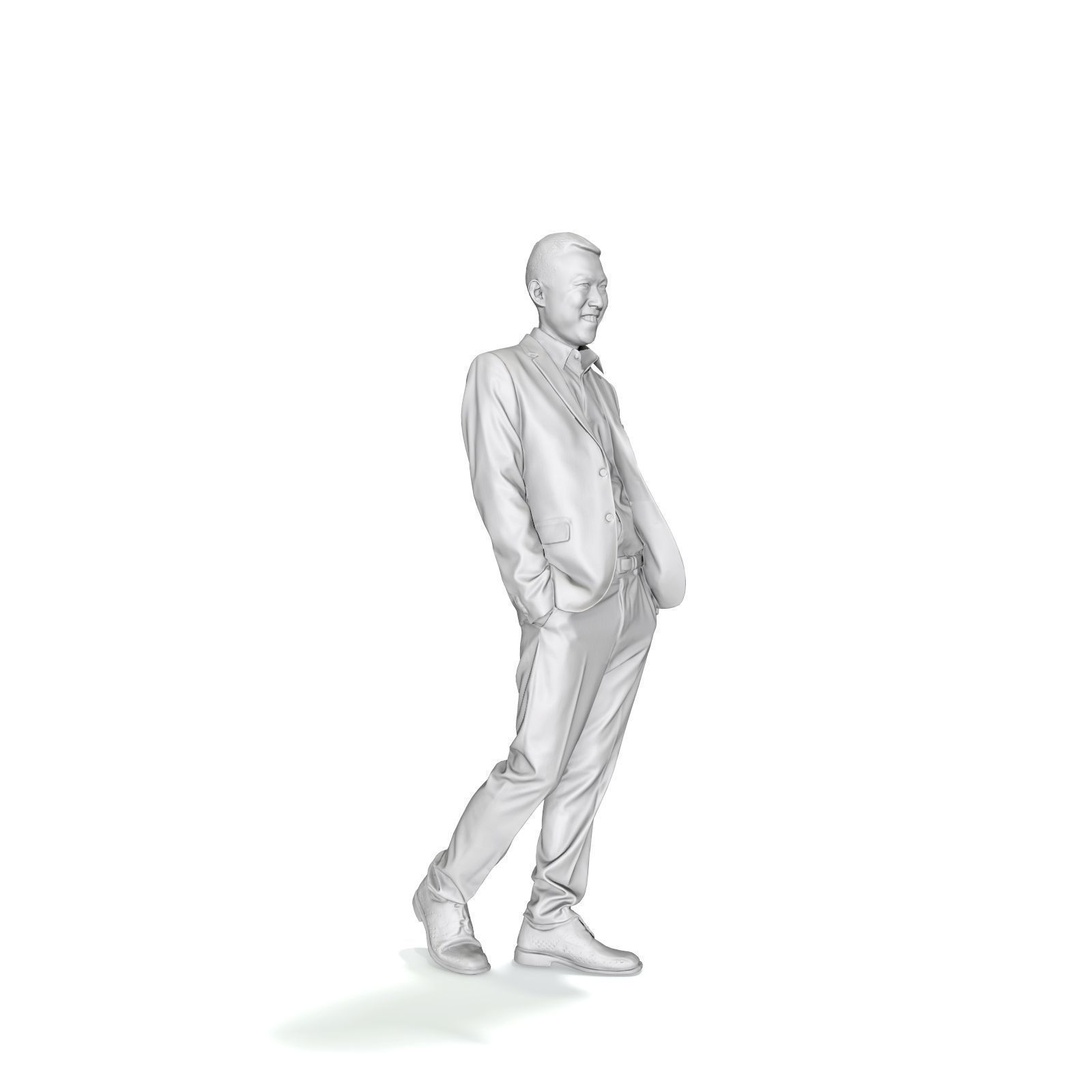 Smiling Man with Grey Suit BMan0322-HD2-O01P01-S 3D model_72