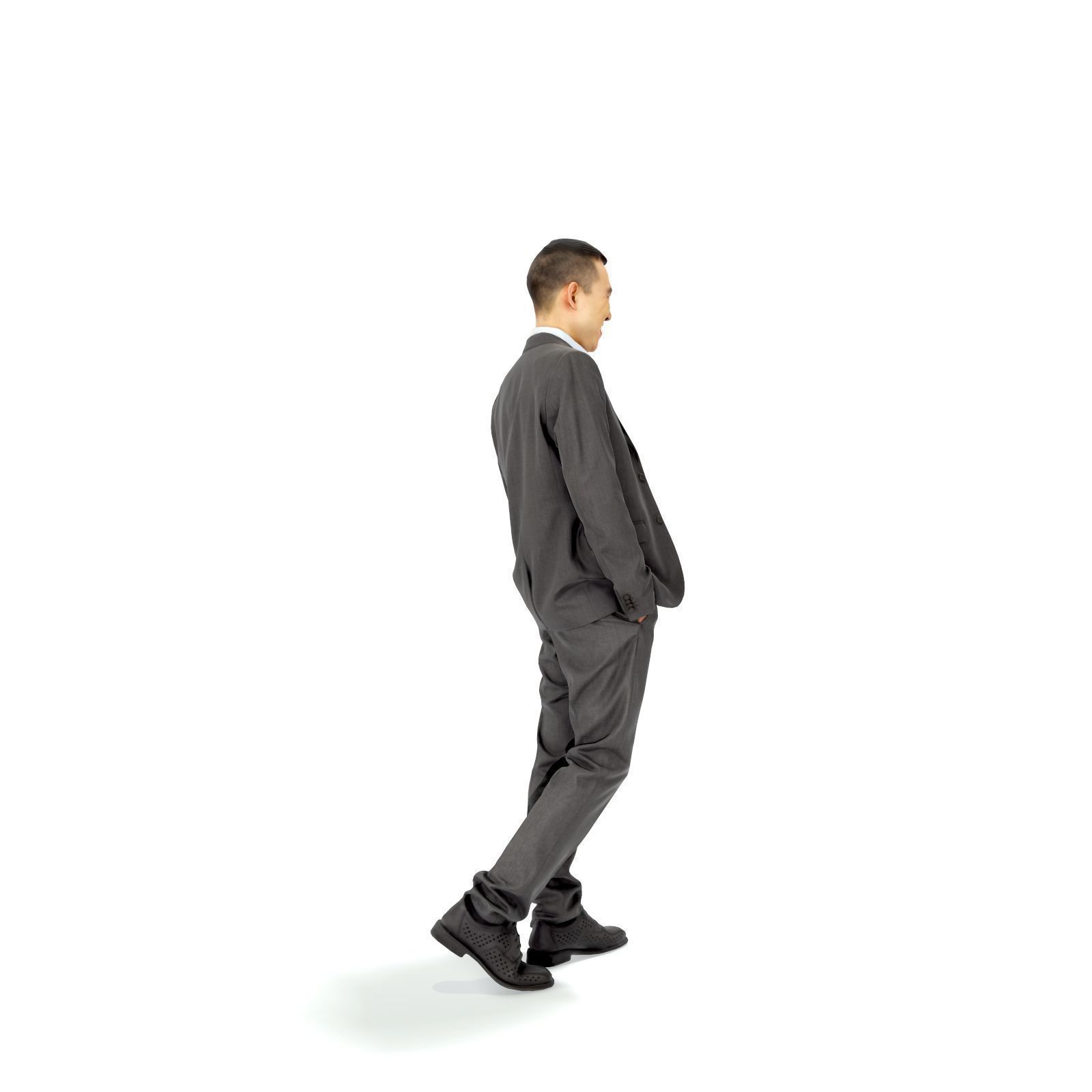 Smiling Man with Grey Suit BMan0322-HD2-O01P01-S 3D model_19