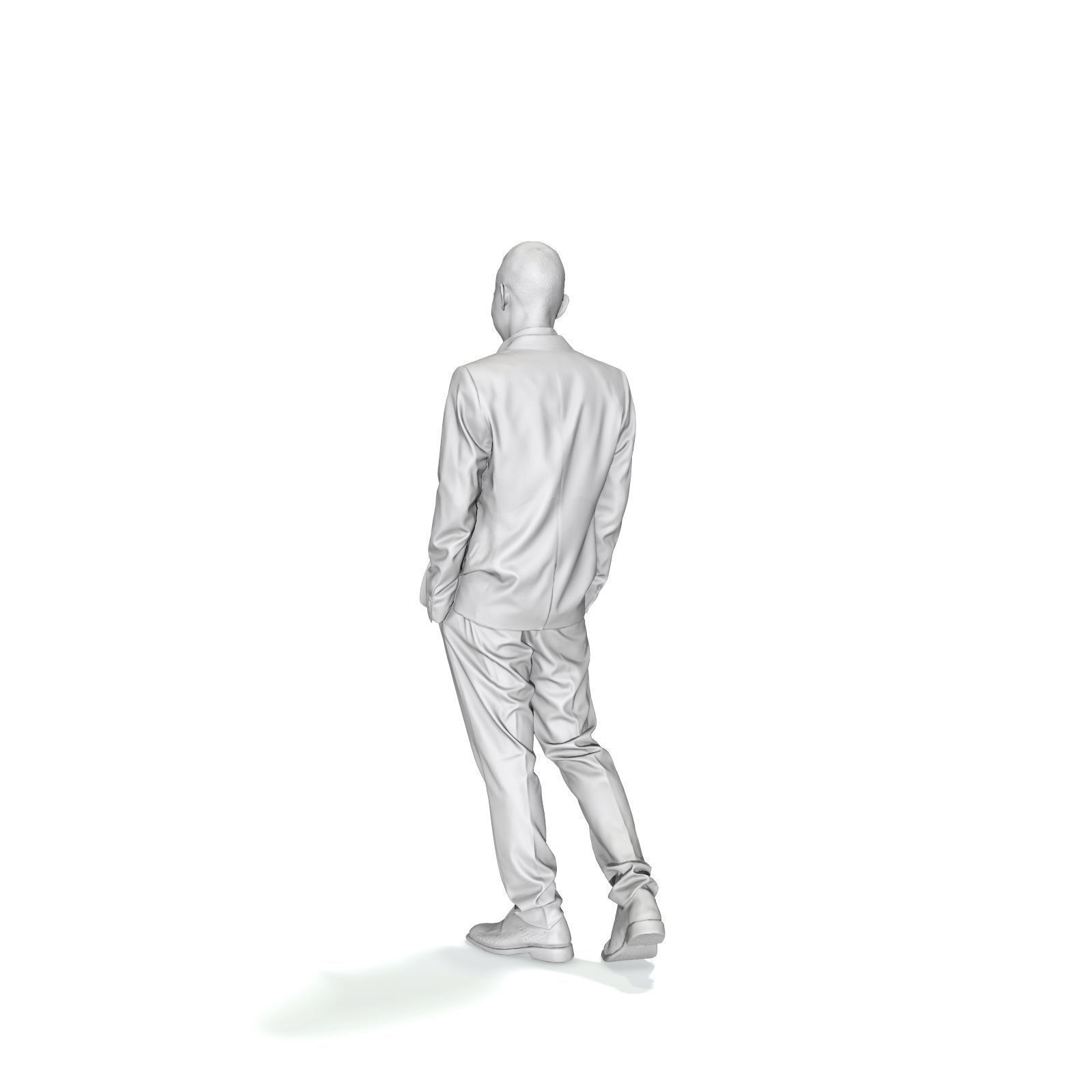 Smiling Man with Grey Suit BMan0322-HD2-O01P01-S 3D model_7