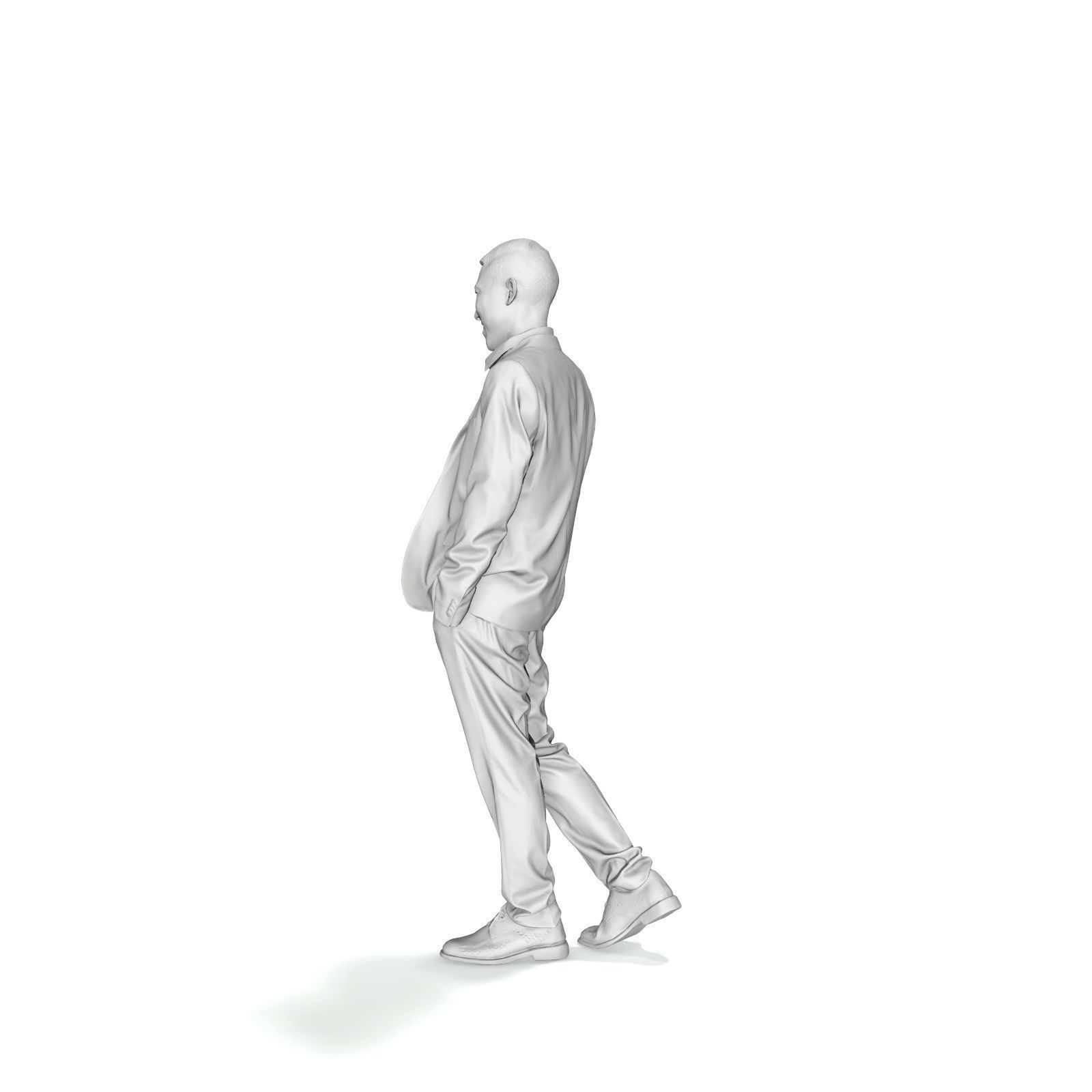 Smiling Man with Grey Suit BMan0322-HD2-O01P01-S 3D model_12