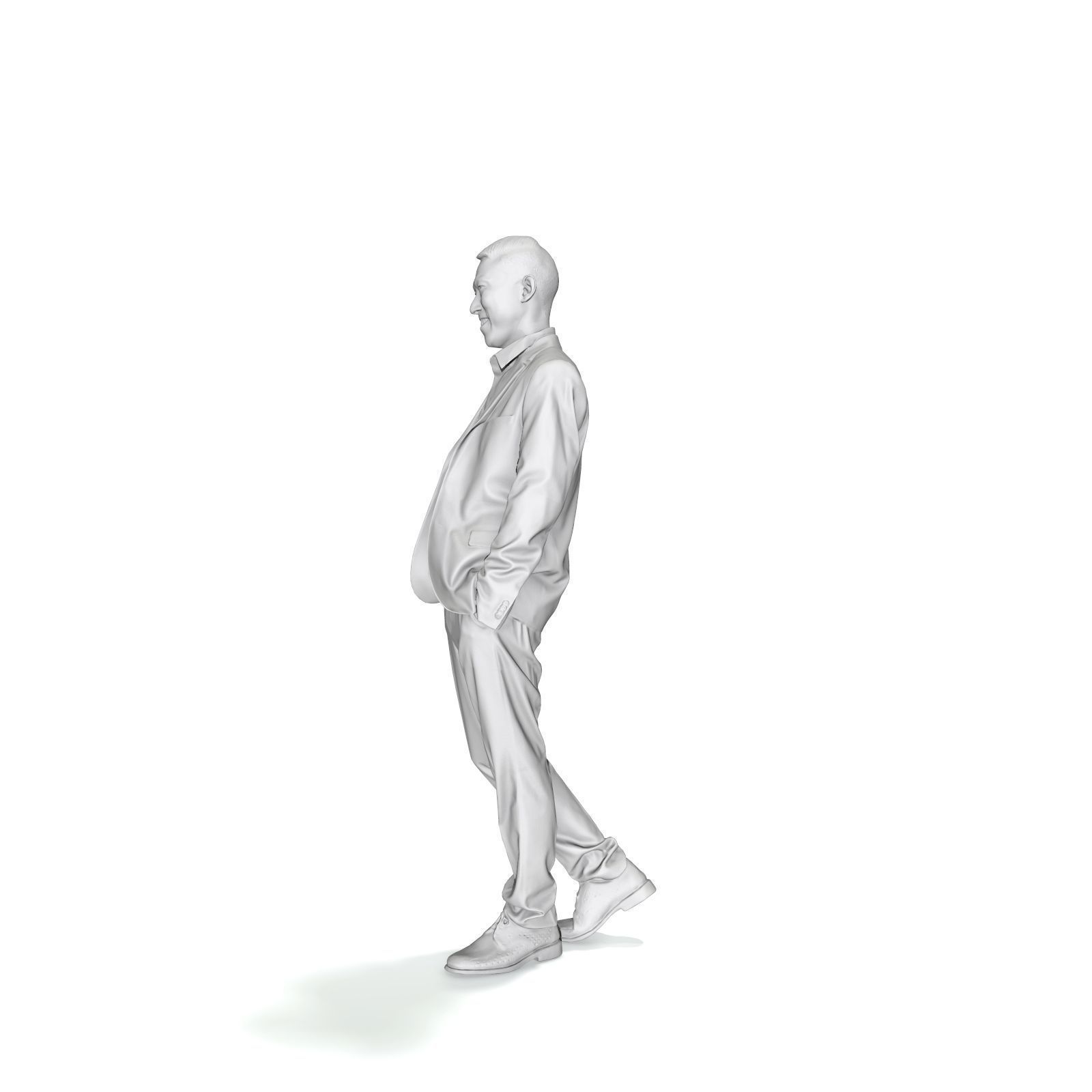 Smiling Man with Grey Suit BMan0322-HD2-O01P01-S 3D model_66