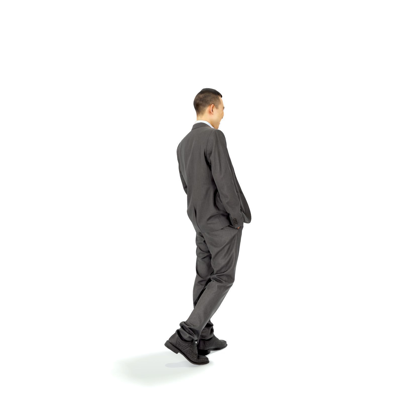 Smiling Man with Grey Suit BMan0322-HD2-O01P01-S 3D model_56
