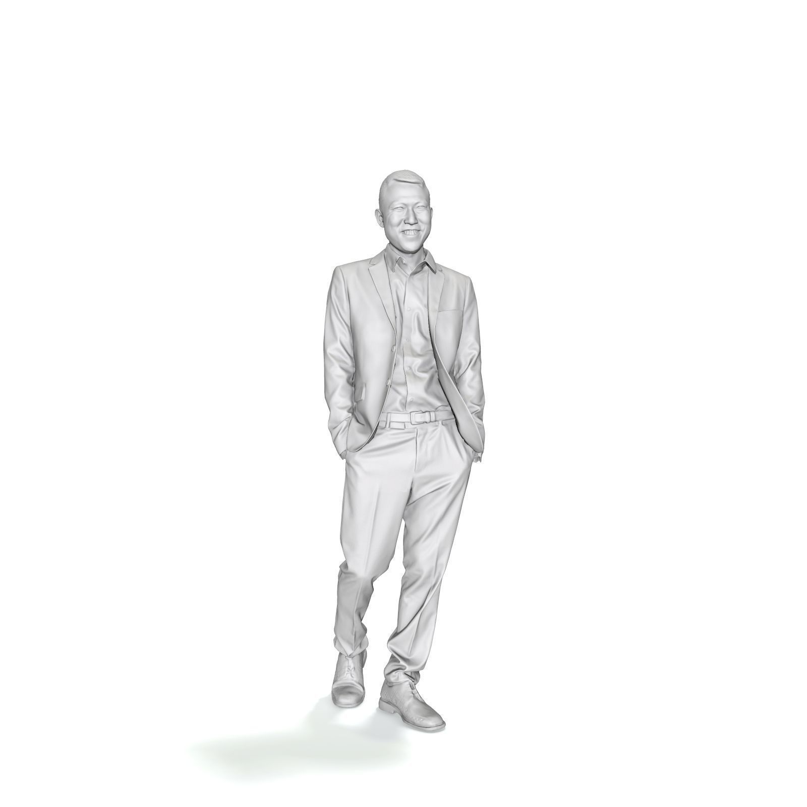 Smiling Man with Grey Suit BMan0322-HD2-O01P01-S 3D model_36