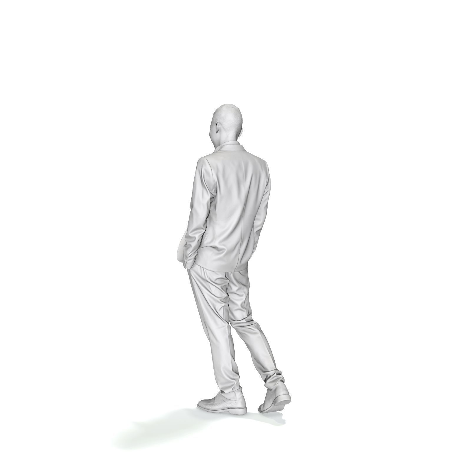 Smiling Man with Grey Suit BMan0322-HD2-O01P01-S 3D model_40