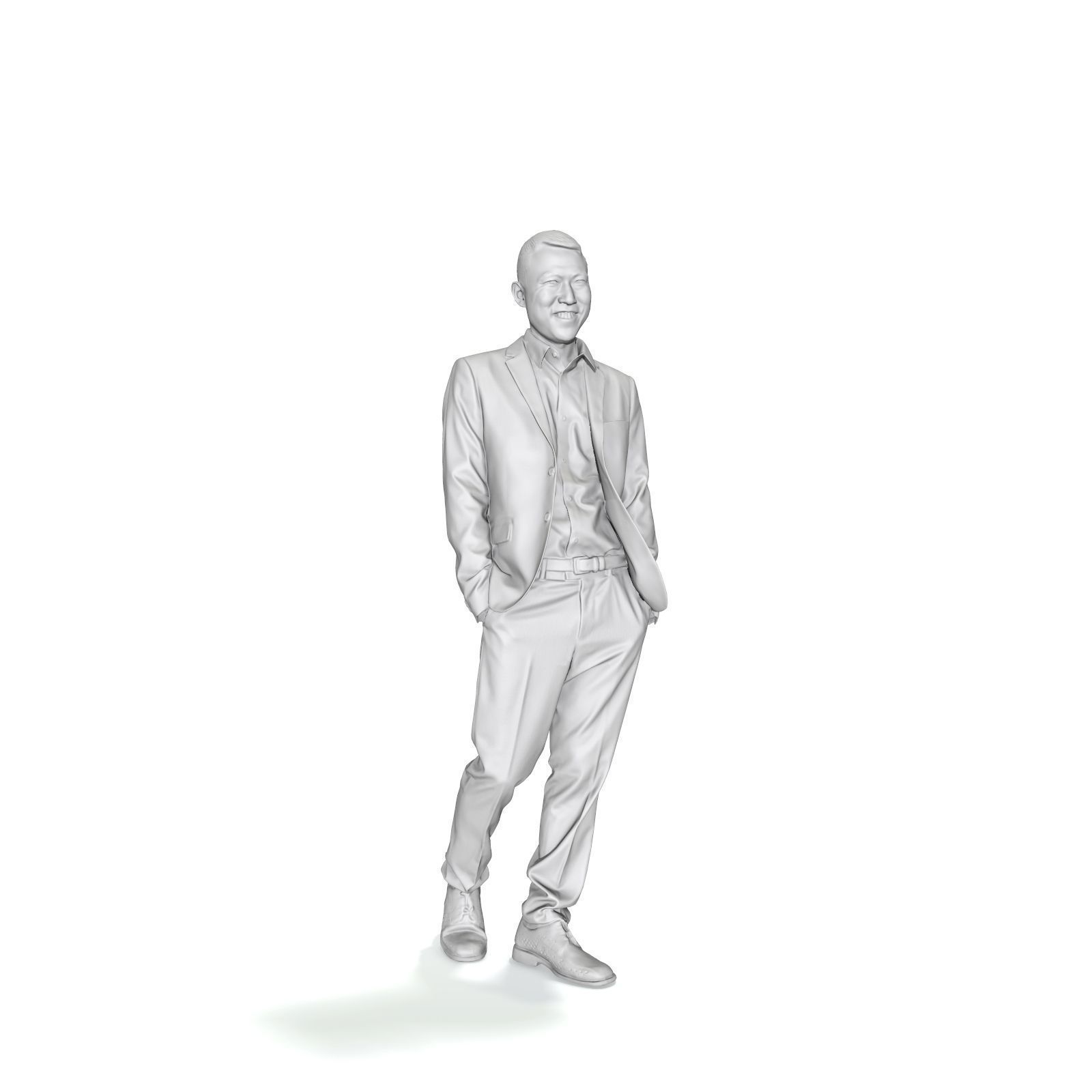 Smiling Man with Grey Suit BMan0322-HD2-O01P01-S 3D model_18