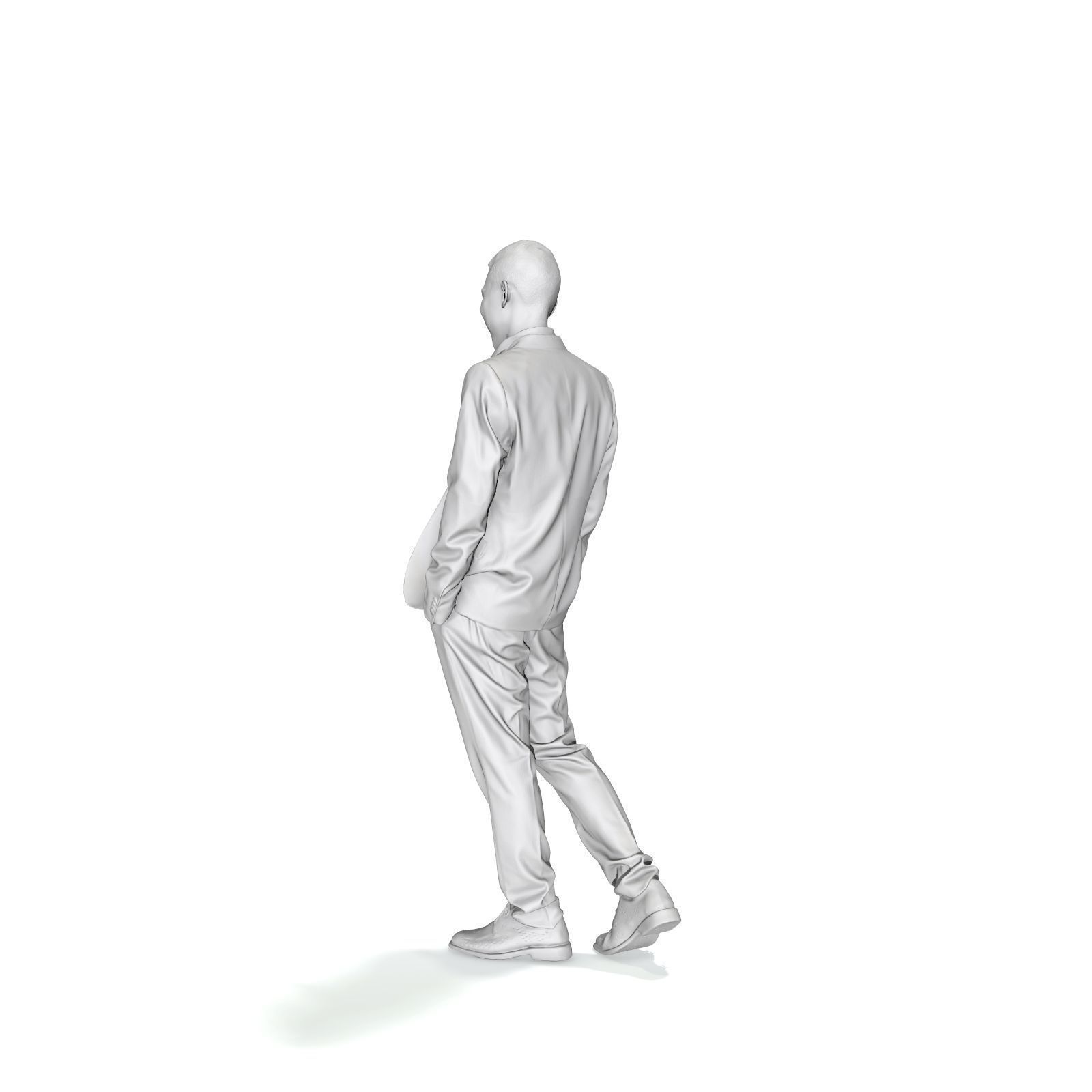 Smiling Man with Grey Suit BMan0322-HD2-O01P01-S 3D model_14