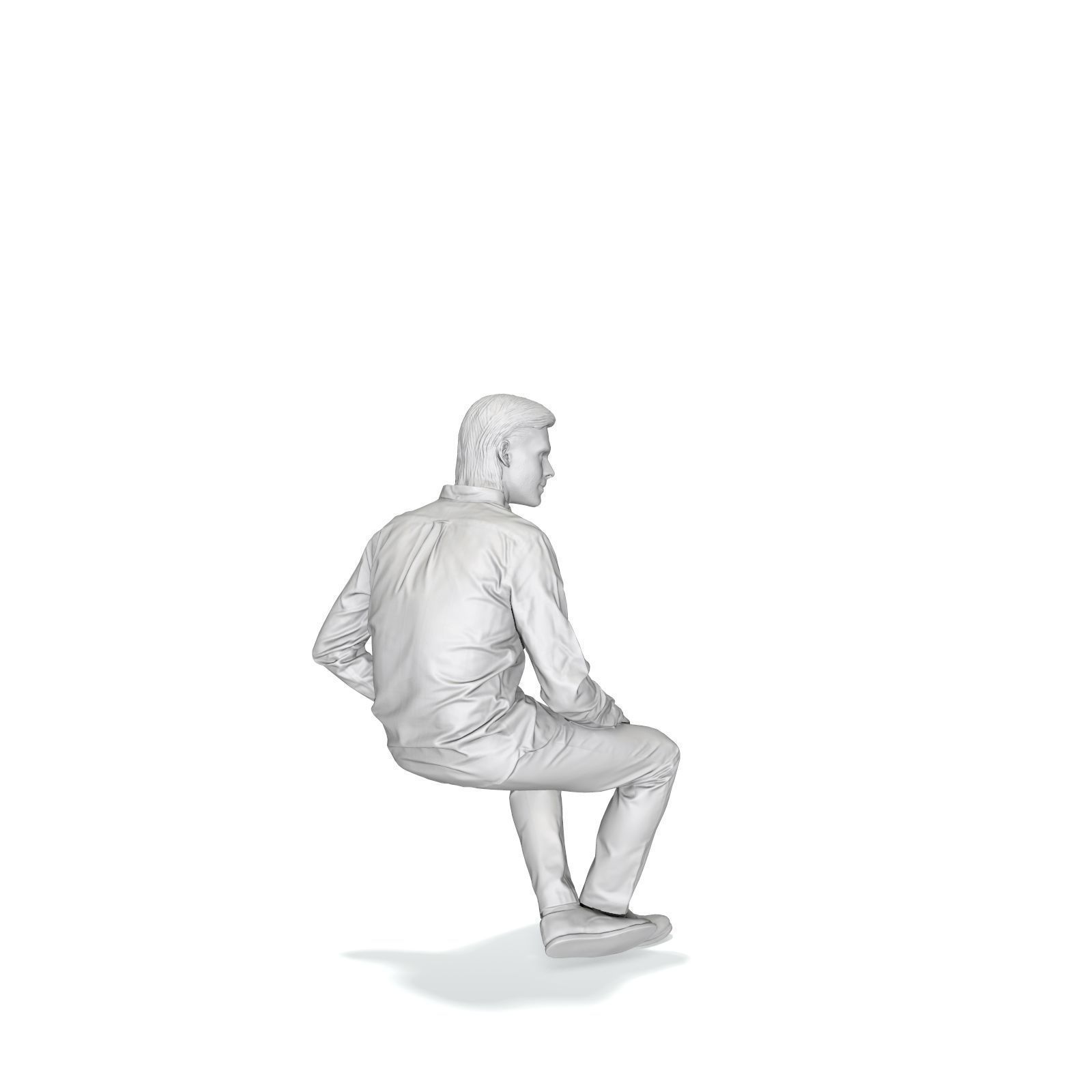 Sitting Serious Man with Brown Pants CMan0330-HD2-O02P01-S 3D model_30