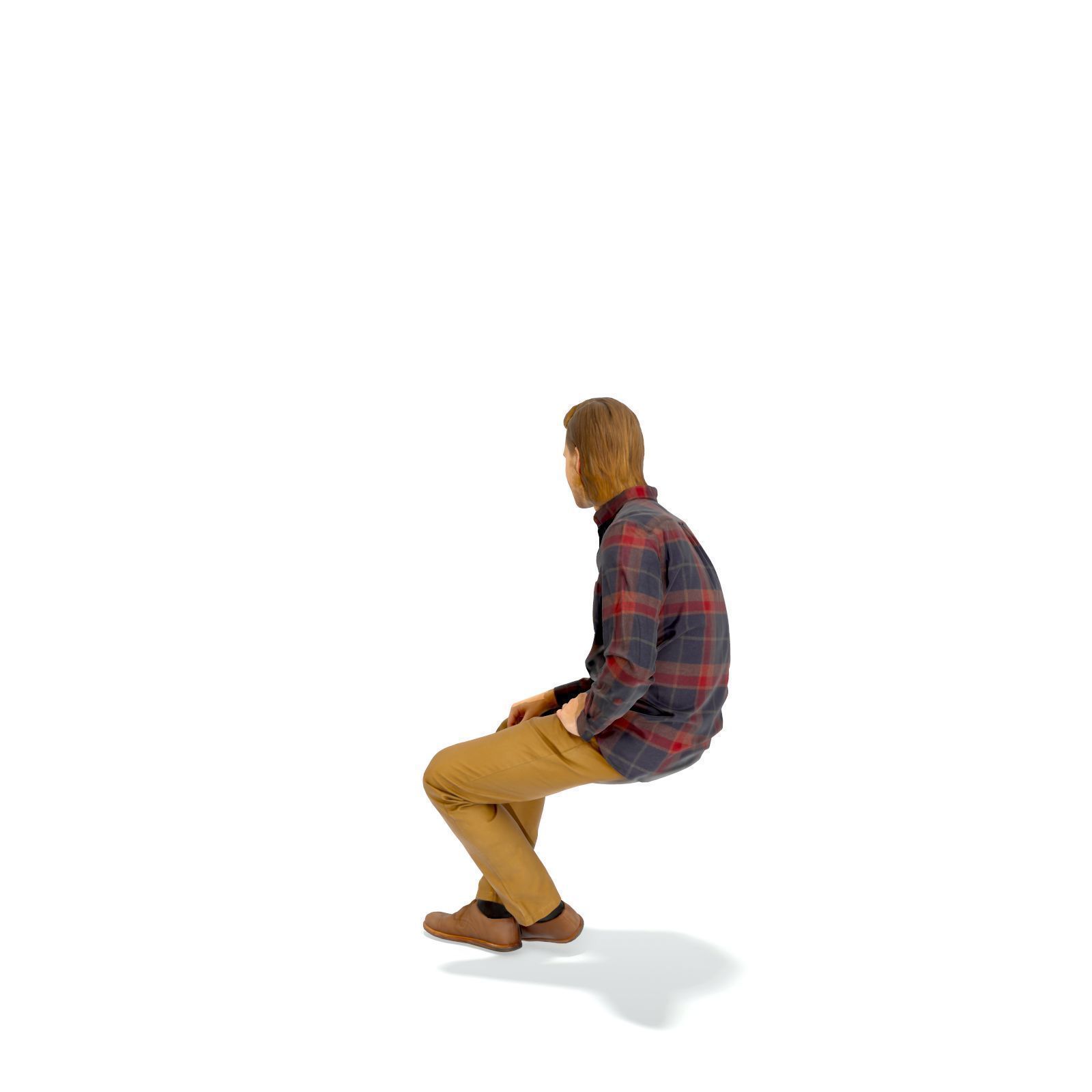 Sitting Serious Man with Brown Pants CMan0330-HD2-O02P01-S 3D model_72