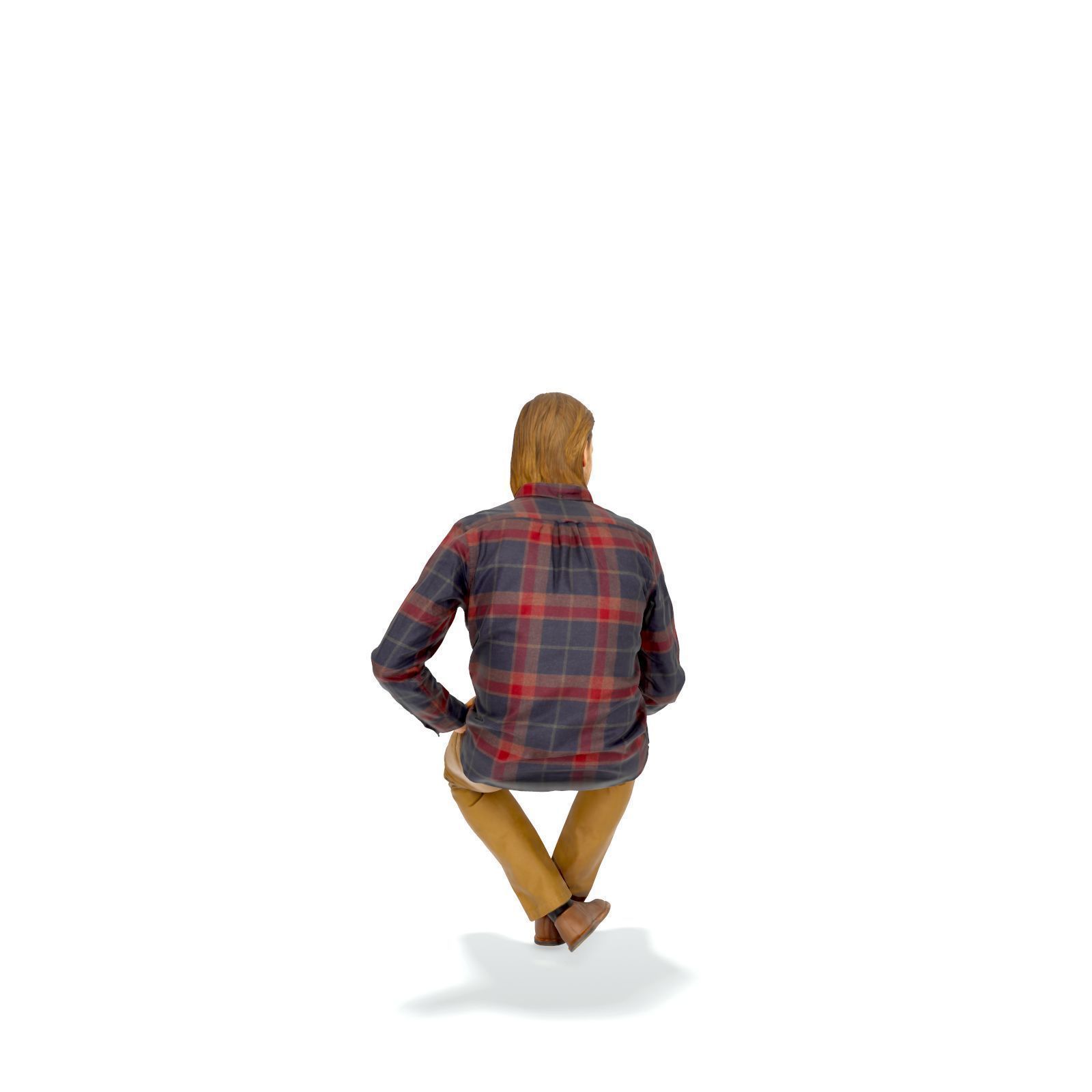 Sitting Serious Man with Brown Pants CMan0330-HD2-O02P01-S 3D model_21