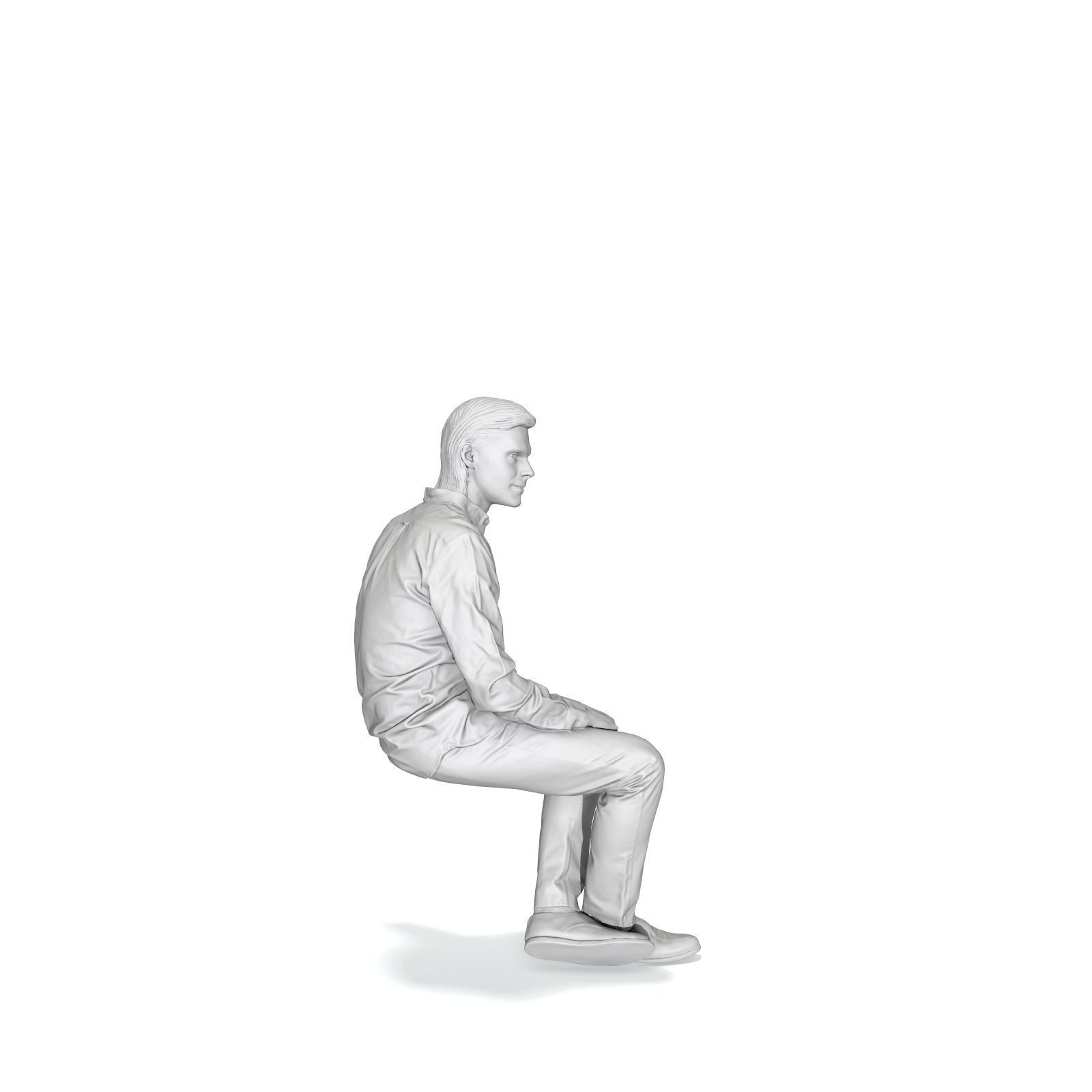 Sitting Serious Man with Brown Pants CMan0330-HD2-O02P01-S 3D model_61