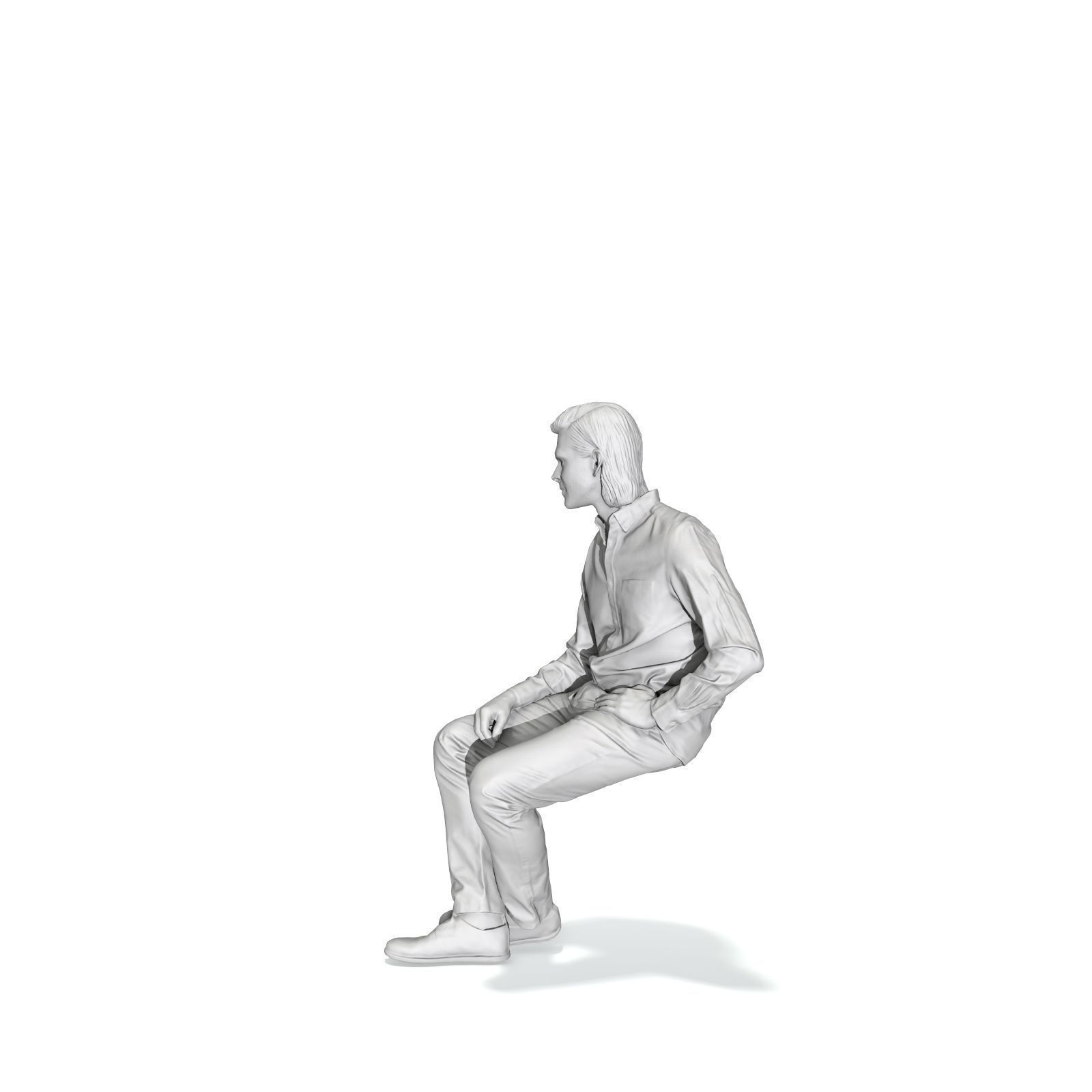 Sitting Serious Man with Brown Pants CMan0330-HD2-O02P01-S 3D model_15