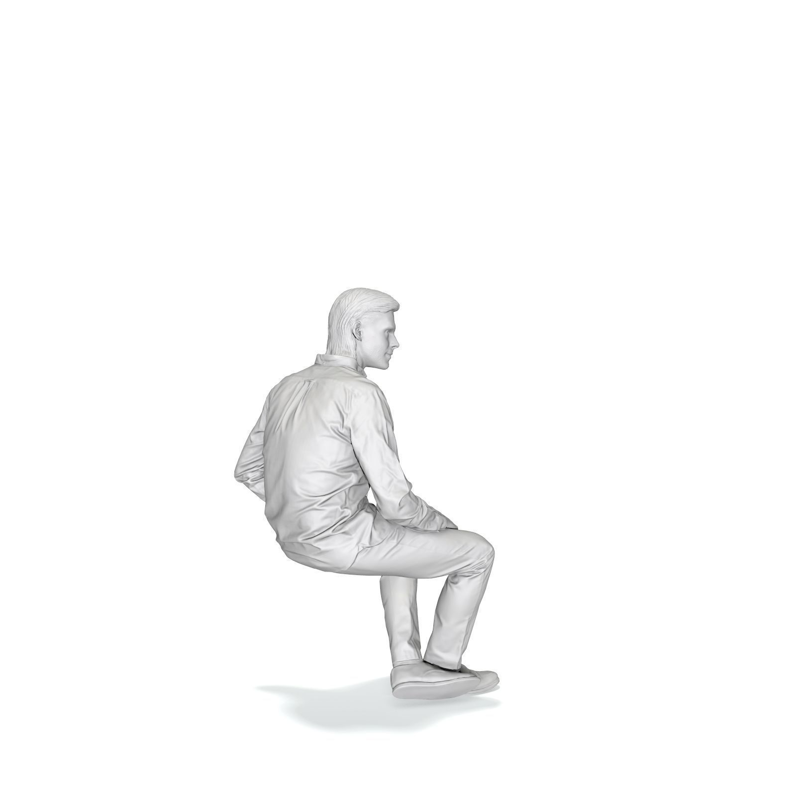 Sitting Serious Man with Brown Pants CMan0330-HD2-O02P01-S 3D model_55