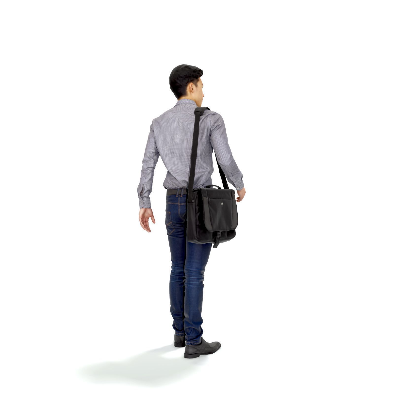 Business Man with Laptop Bag CMan0317-HD2-O02P01-S 3D model_25