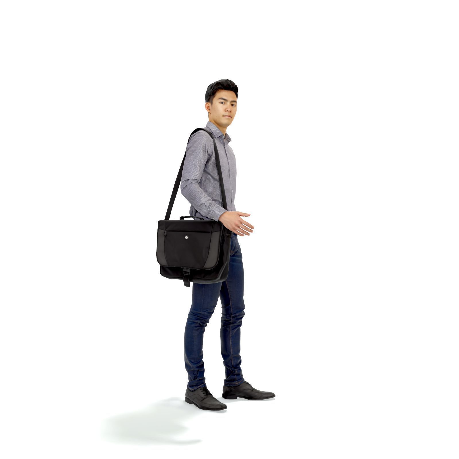 Business Man with Laptop Bag CMan0317-HD2-O02P01-S 3D model_63