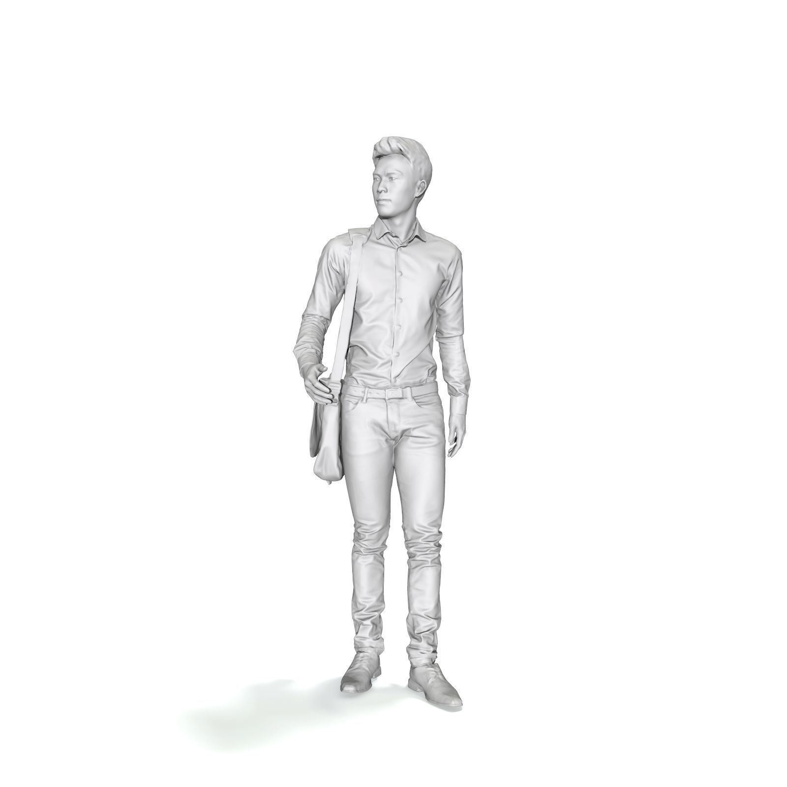 Business Man with Laptop Bag CMan0317-HD2-O02P01-S 3D model_30