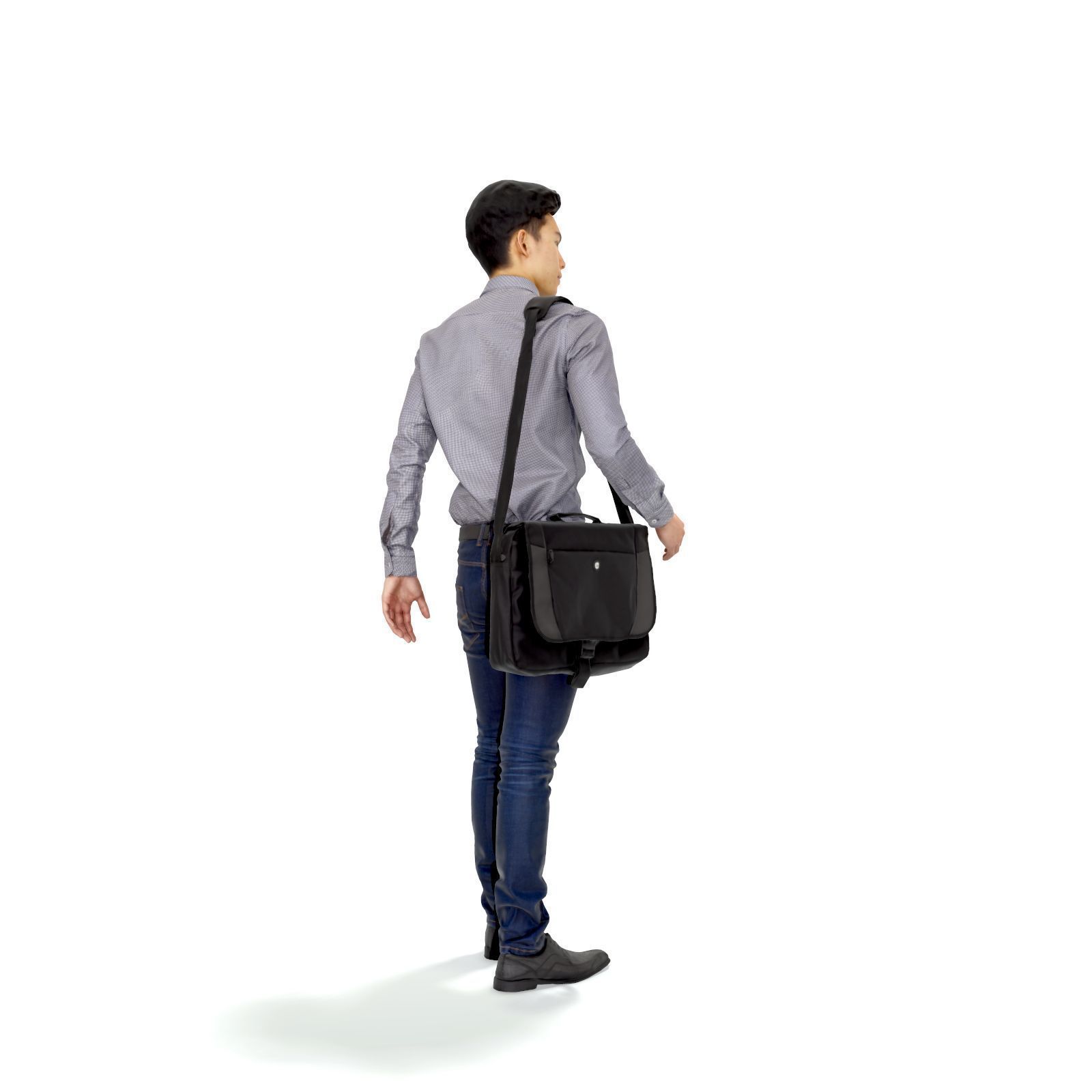 Business Man with Laptop Bag CMan0317-HD2-O02P01-S 3D model_37