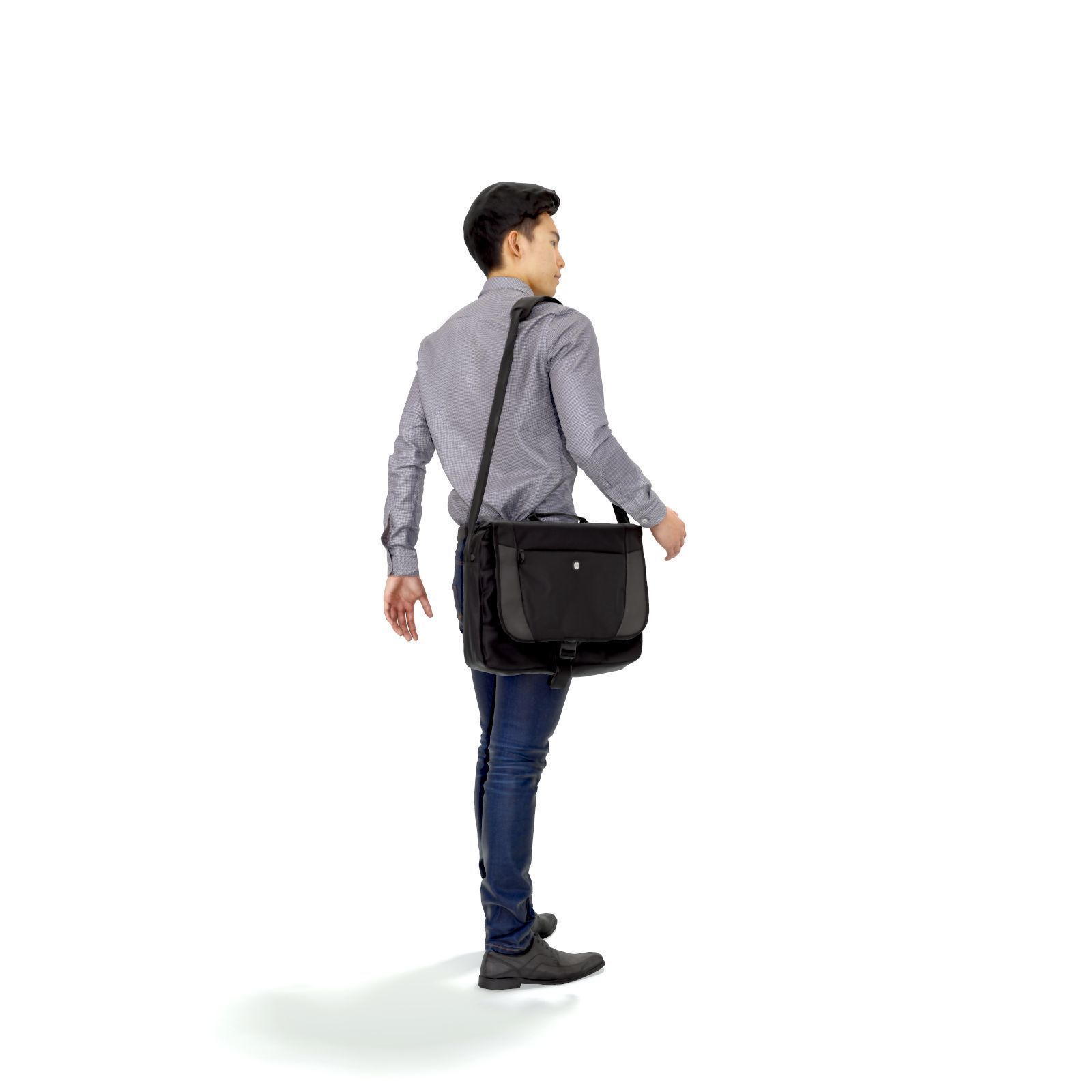 Business Man with Laptop Bag CMan0317-HD2-O02P01-S 3D model_3