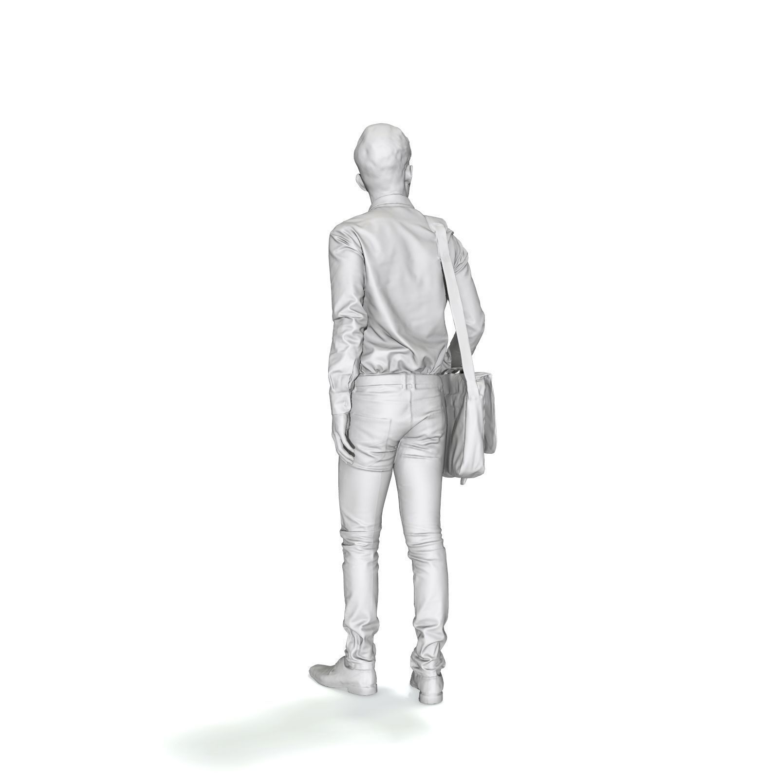 Business Man with Laptop Bag CMan0317-HD2-O02P01-S 3D model_5