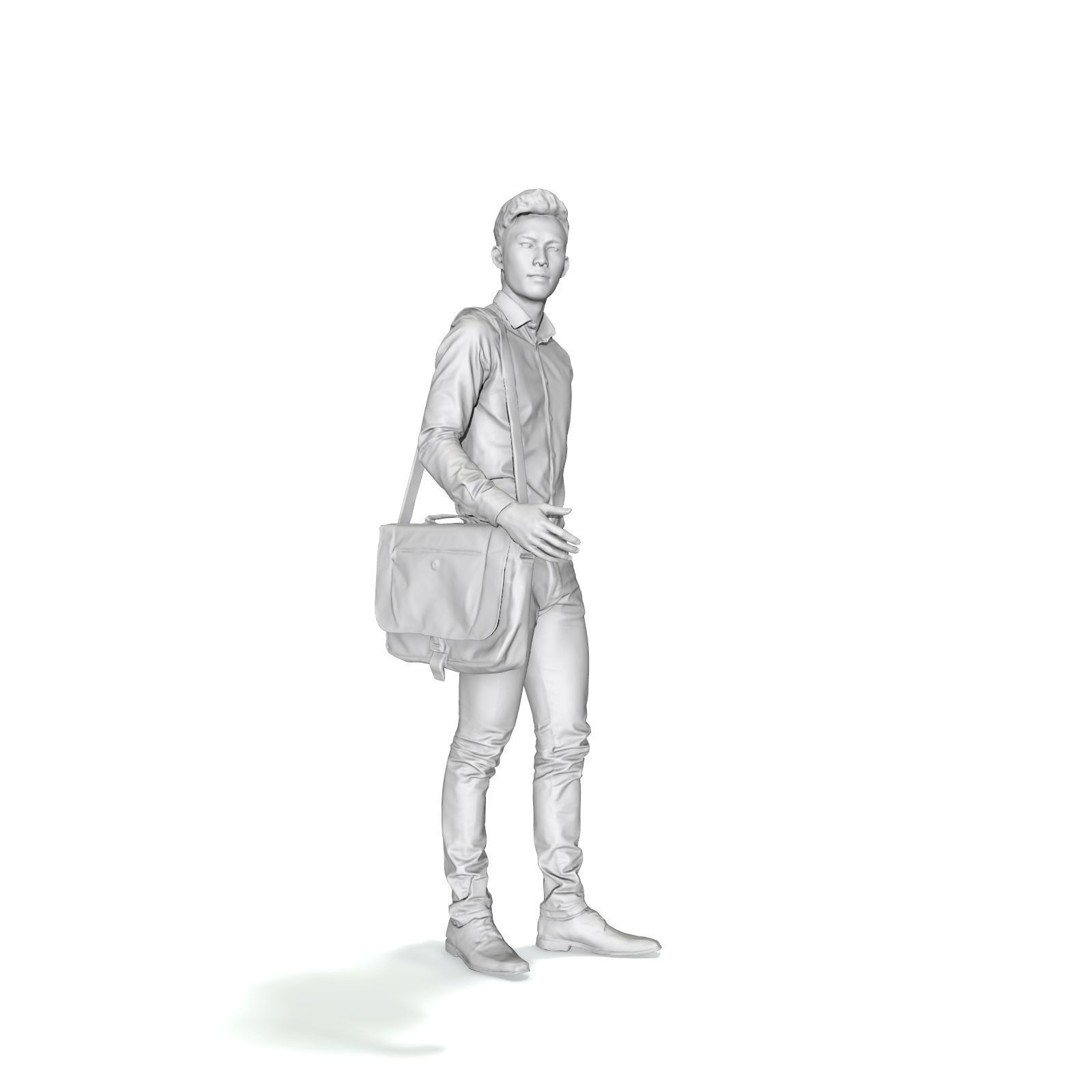 Business Man with Laptop Bag CMan0317-HD2-O02P01-S 3D model_61