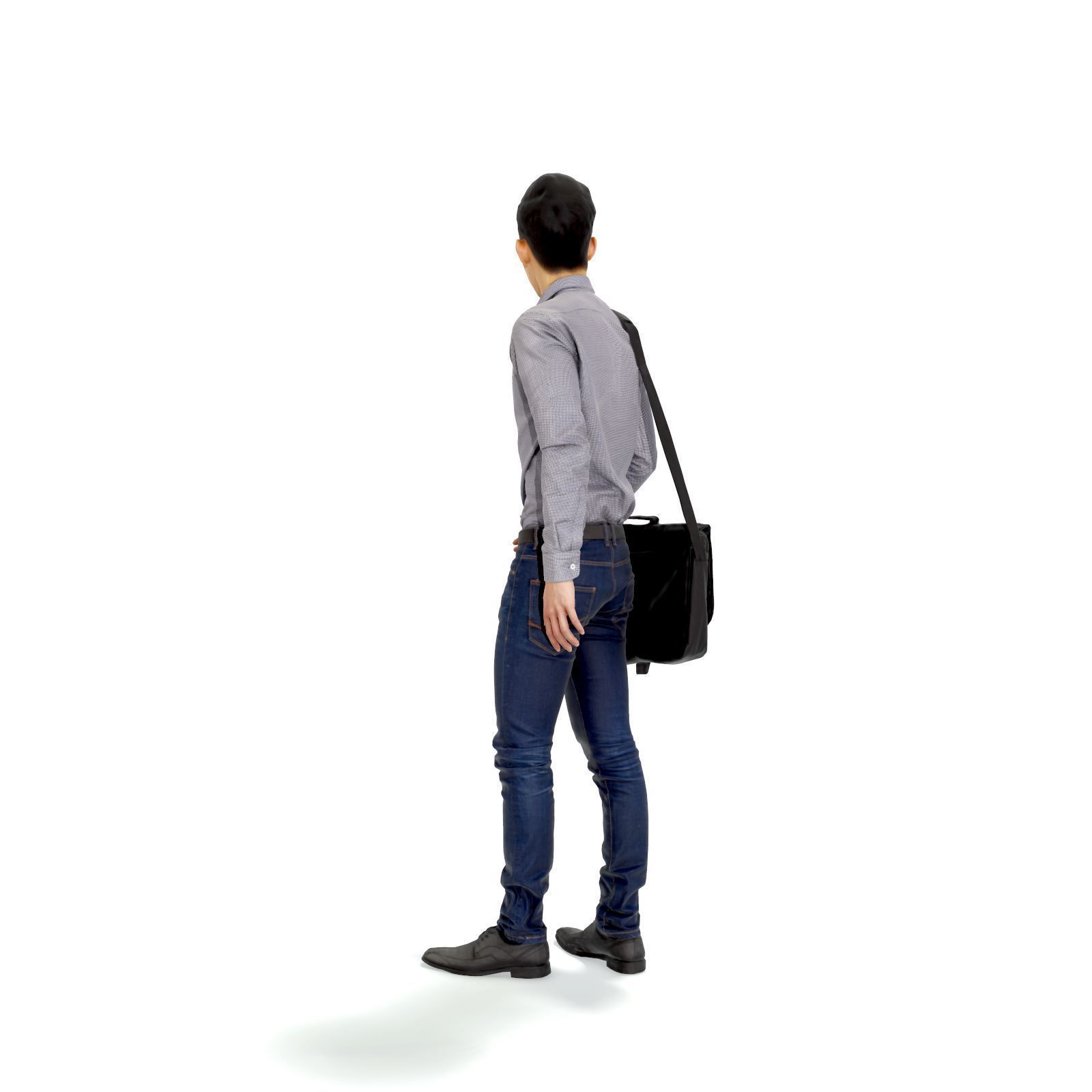 Business Man with Laptop Bag CMan0317-HD2-O02P01-S 3D model_10