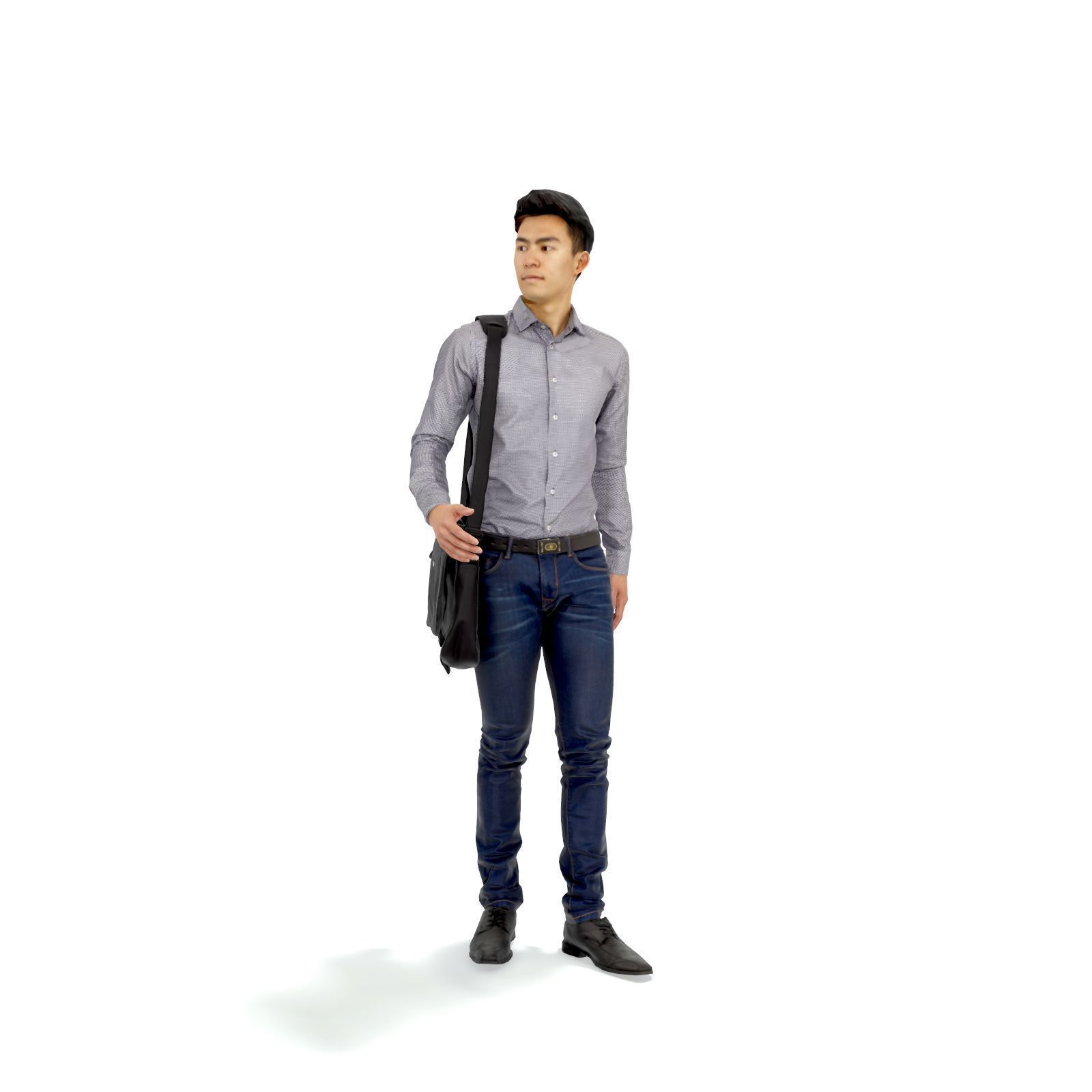 Business Man with Laptop Bag CMan0317-HD2-O02P01-S 3D model_69