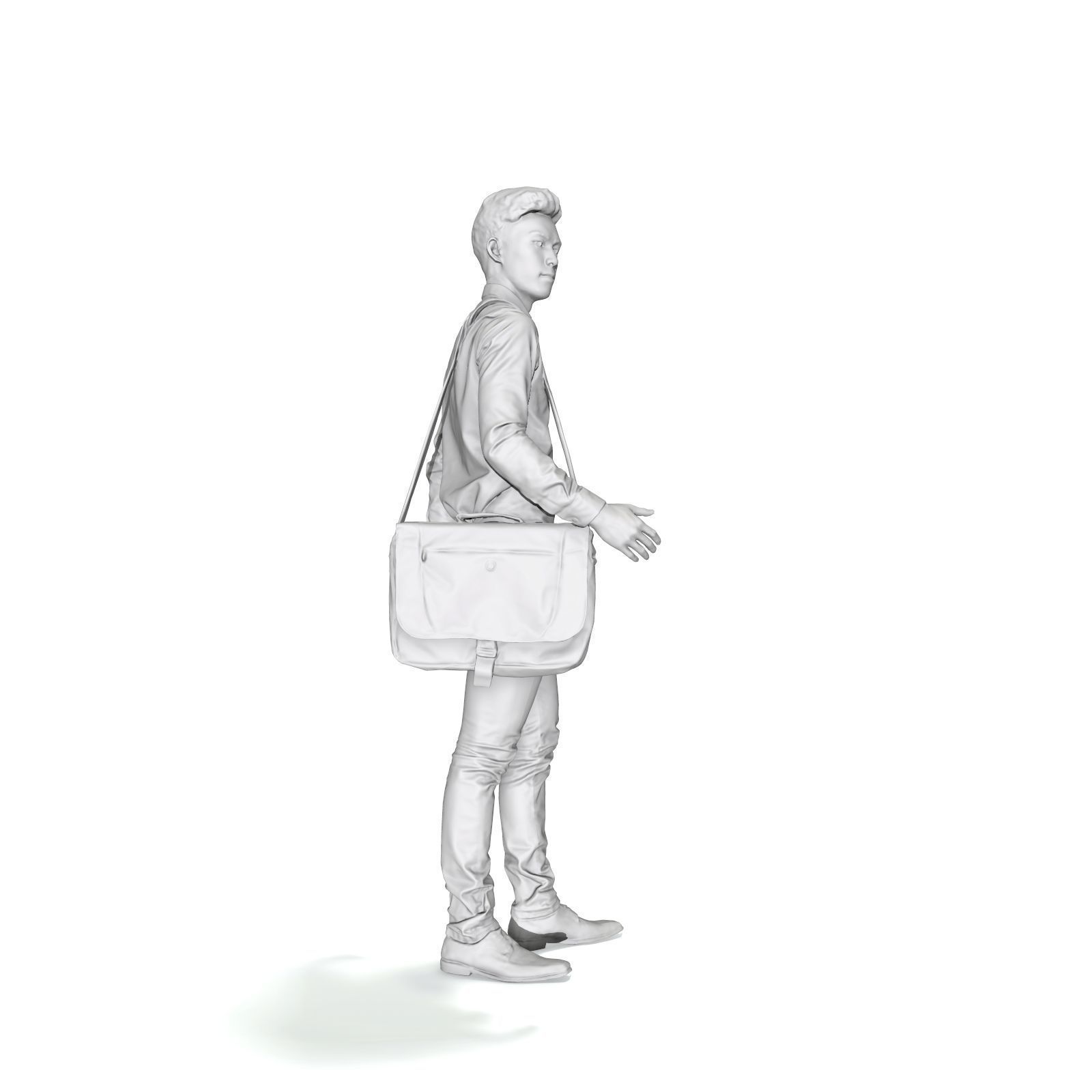 Business Man with Laptop Bag CMan0317-HD2-O02P01-S 3D model_13