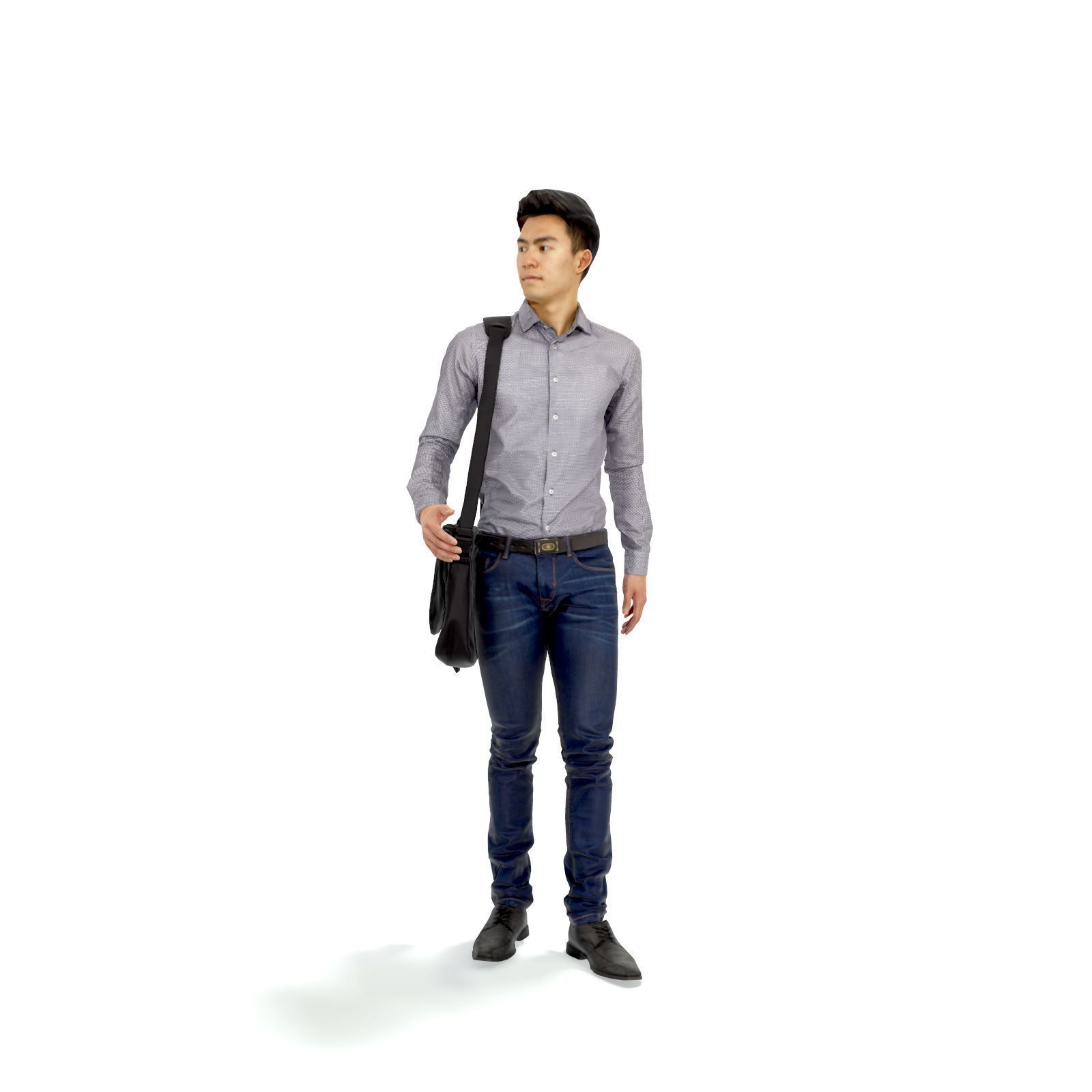 Business Man with Laptop Bag CMan0317-HD2-O02P01-S 3D model_21